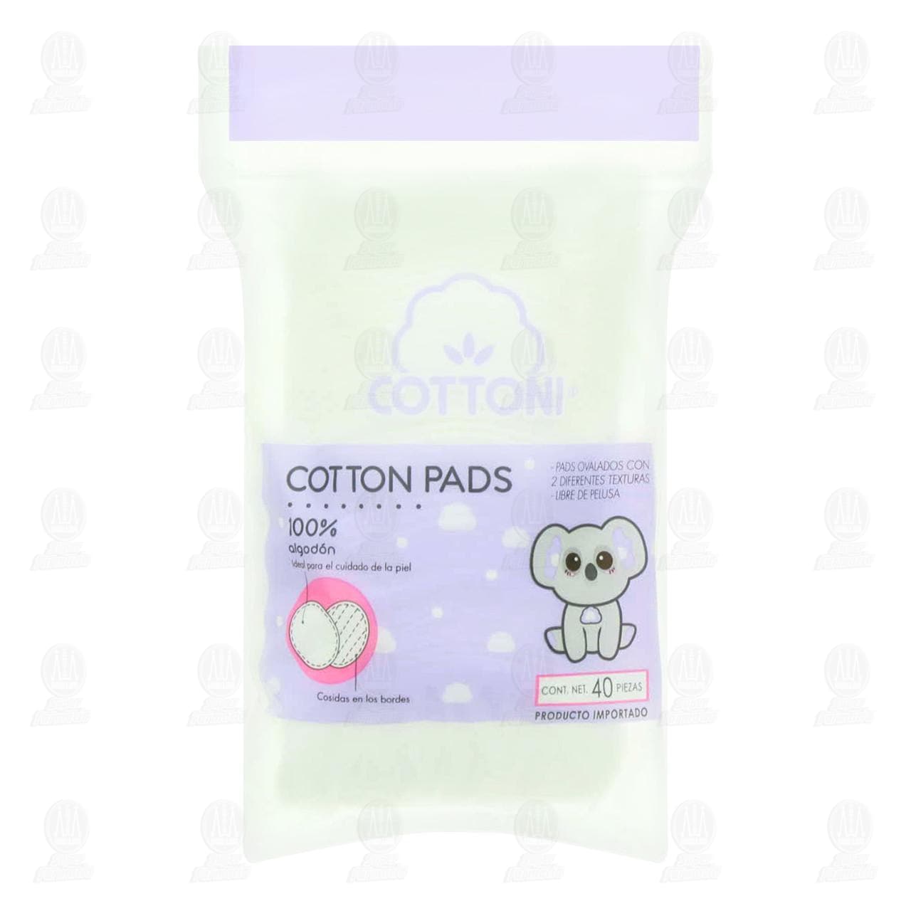 Imagen para Almohadillas Cottoni Ovaladas, 40 pzas.