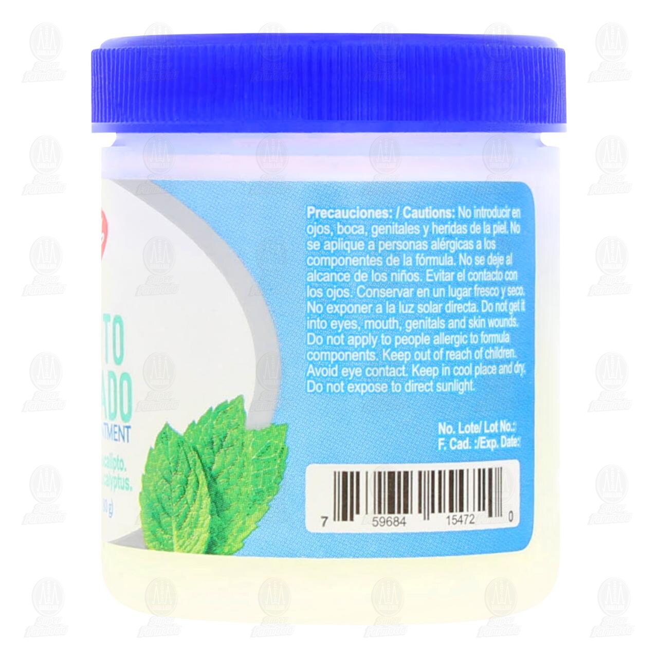 Ung&uuml;ento Mentolado Tarro, 80 g. image number 2