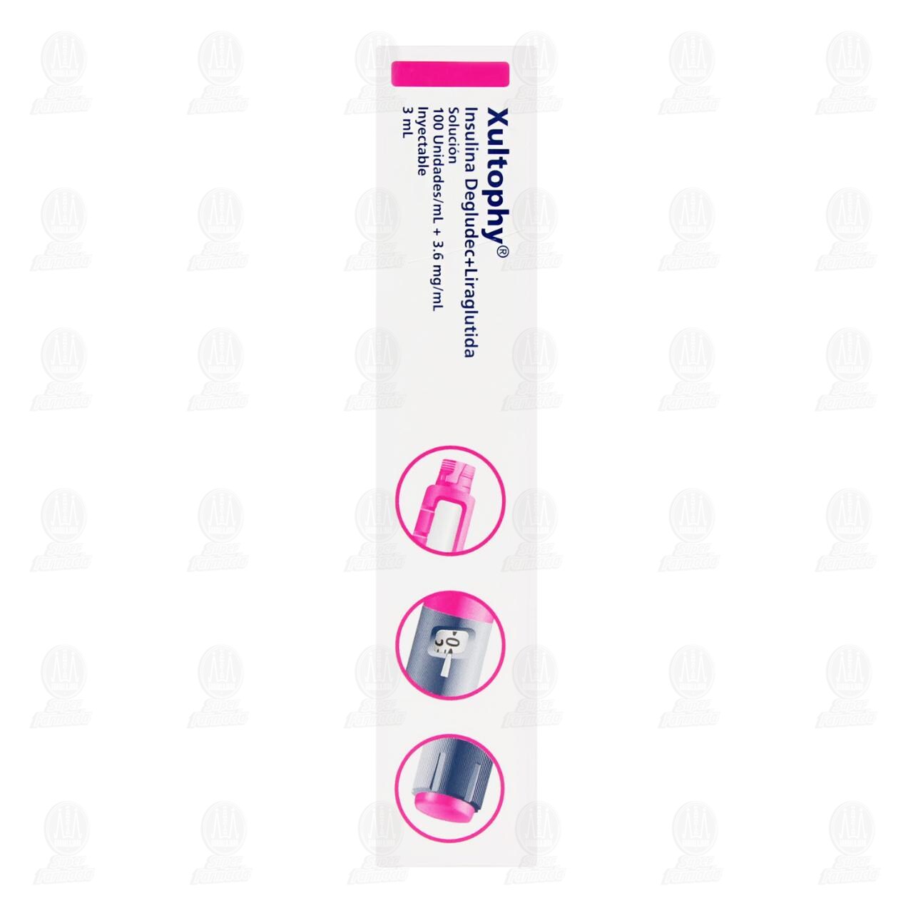 Xultophy 100U/3.6mg/ml Soluci&oacute;n Inyectable Plumas Precargadas, 3 ml. image number 2