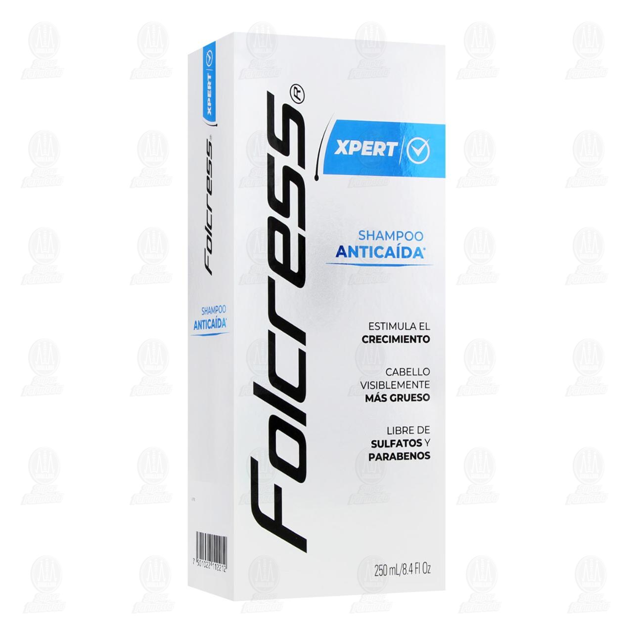 Folcress Xpert Shampoo Antica&iacute;da, 250 ml. image number 0