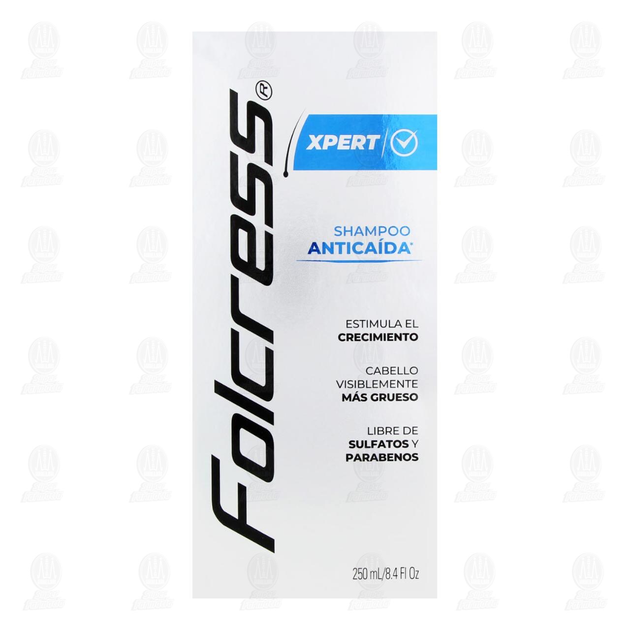 Folcress Xpert Shampoo Antica&iacute;da, 250 ml. image number 1