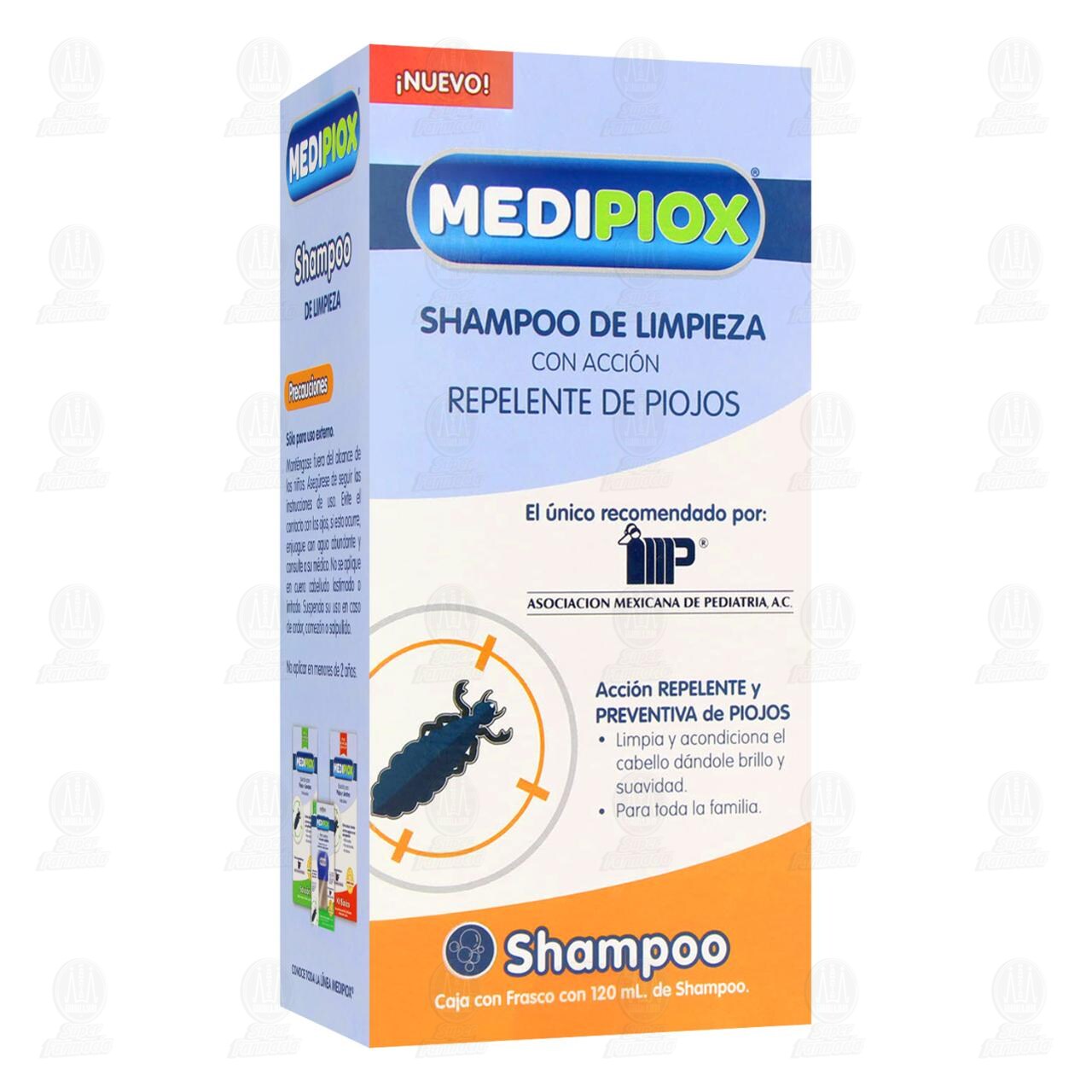 Champú infantil preventivo de piojos, Farmacia