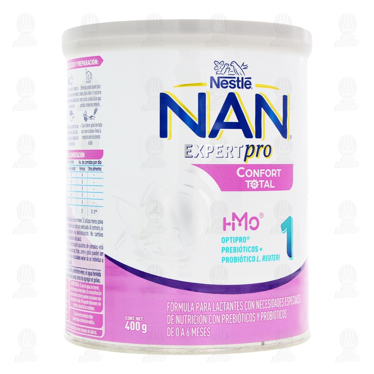 Imagen para Fórmula Infantil Nan 1 Expert Pro Confort Total de 0 a 6 Meses, 400 gr.