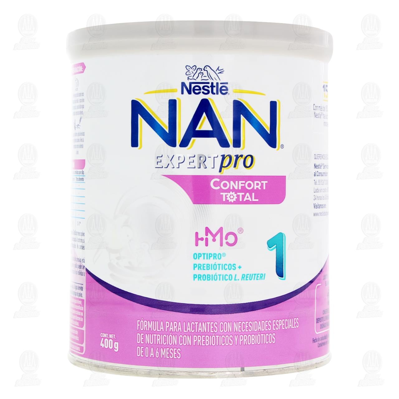 F&oacute;rmula Infantil Nan 1 Expert Pro Confort Total de 0 a 6 Meses, 400 gr. image number 1