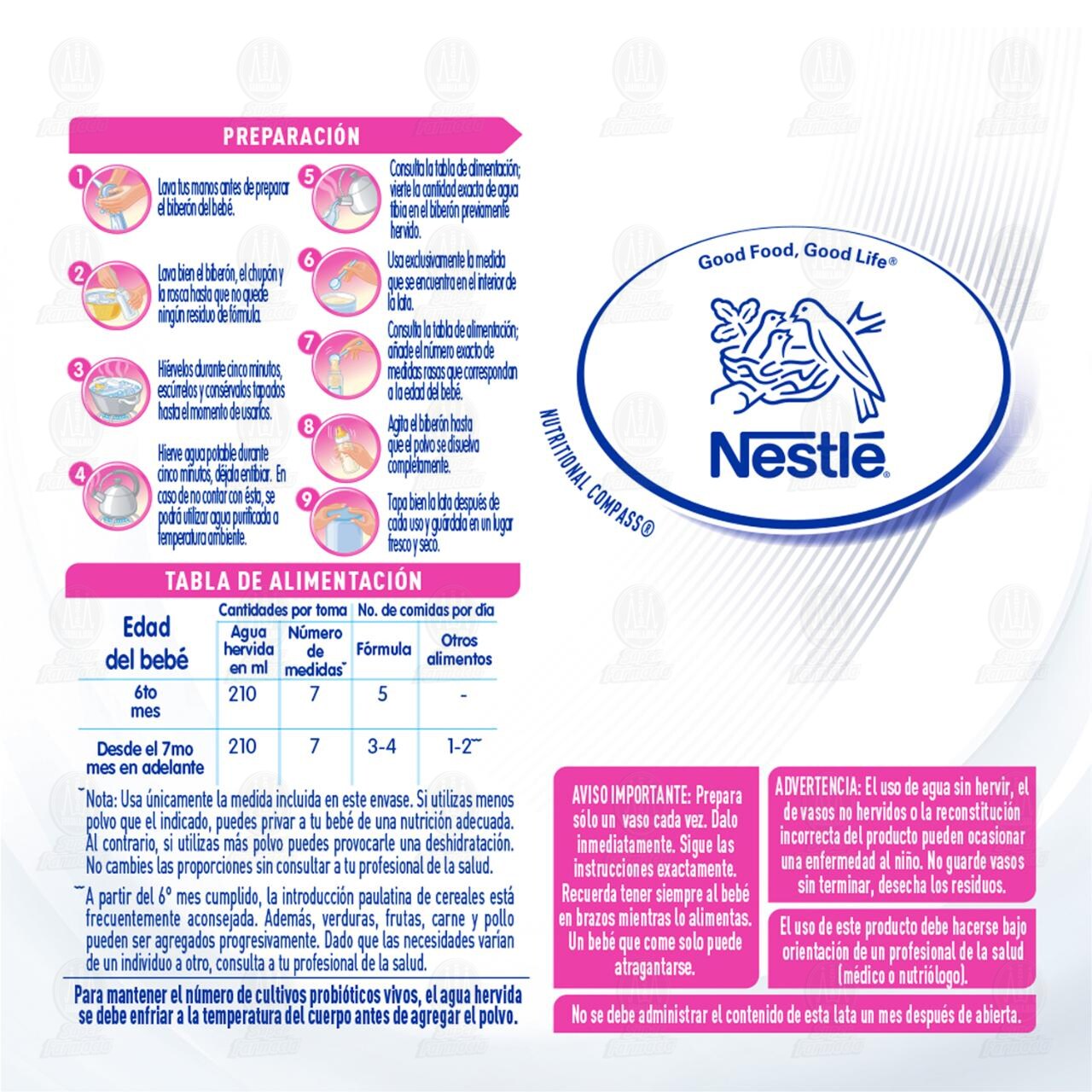 F&oacute;rmula Infantil NAN Expert Pro Confort Total 2, 900 gr. image number 4