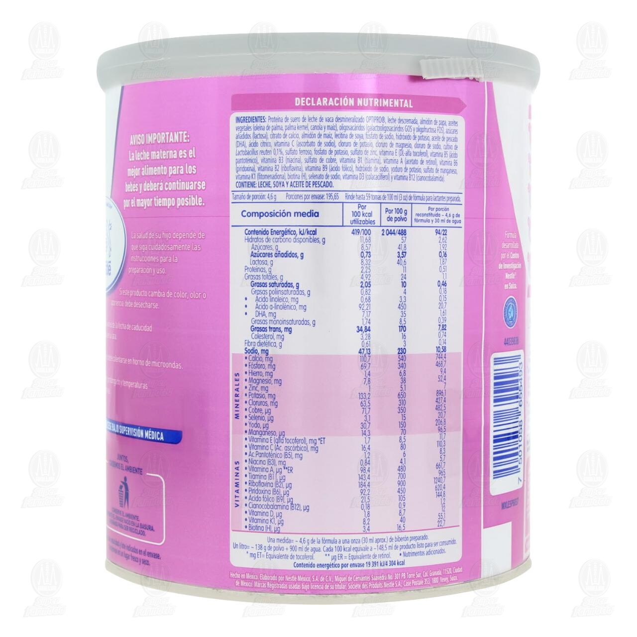 F&oacute;rmula Infantil NAN Expert Pro Confort Total 2, 900 gr. image number 2