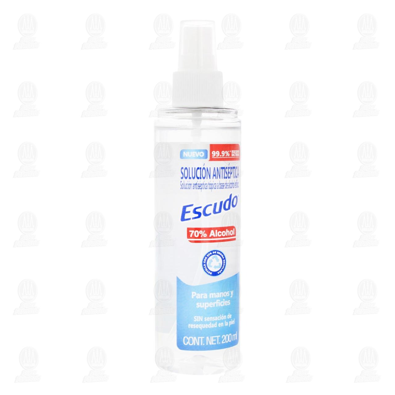 Solución Antiséptica Escudo para Manos y Superficies en Spray, 200 ml. image number 0