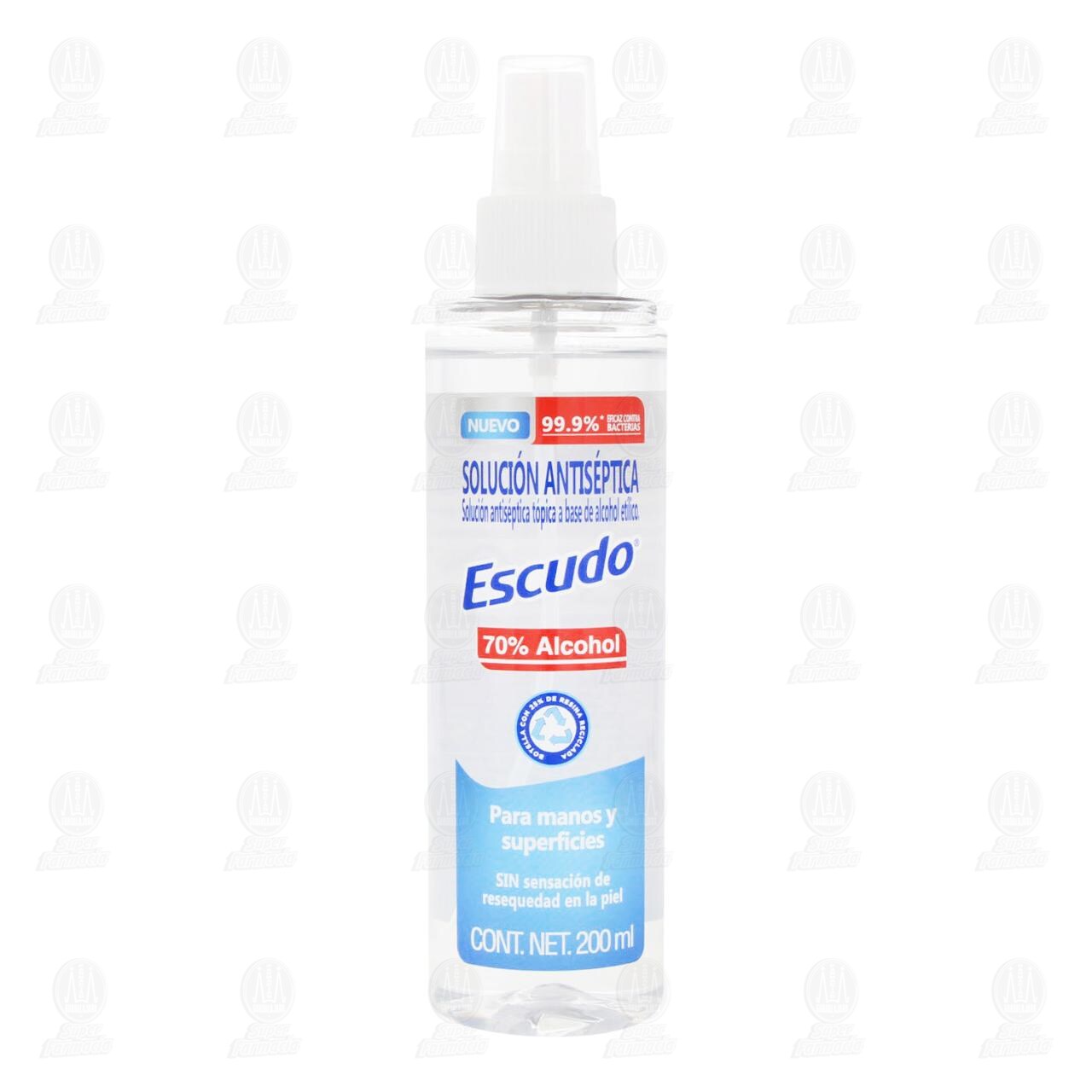 Solución Antiséptica Escudo para Manos y Superficies en Spray, 200 ml. image number 1