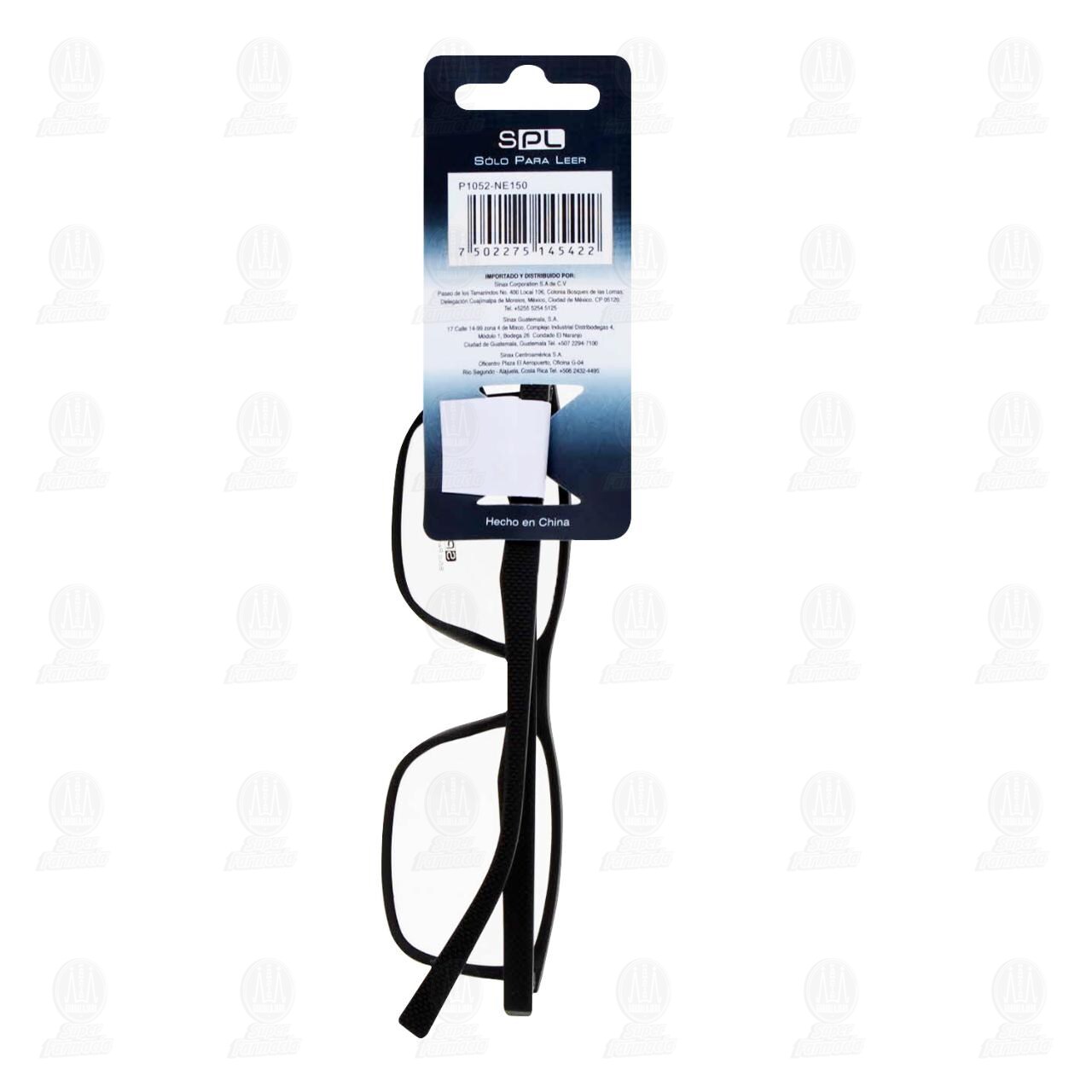 Lentes SPL para Lectura Grad. +1.50 Color Negro, 1 pz. image number 1