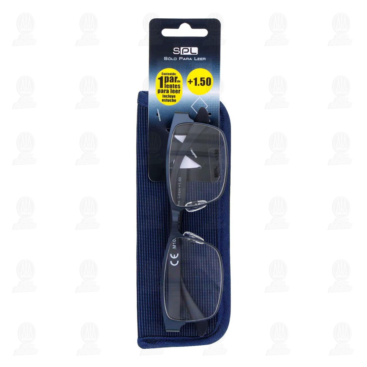 Lentes SPL para Lectura Grad. +1.50 Color Azul C/Estuche, 1 pz. image number 0