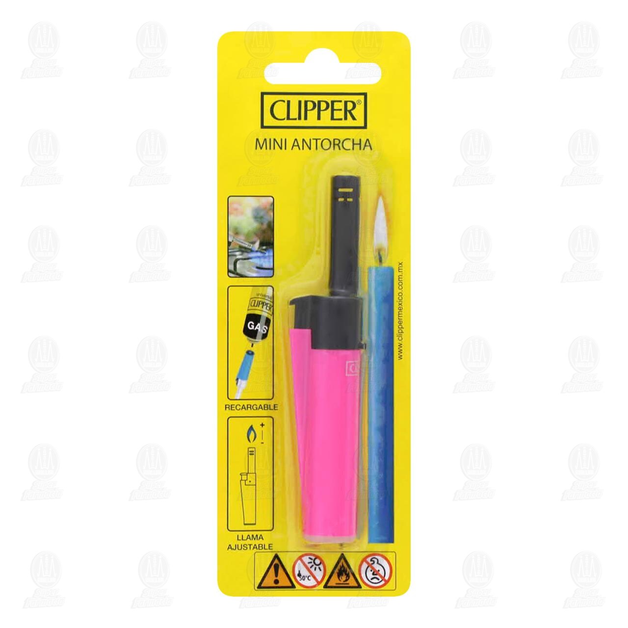 Encendedor Clipper Mini Antorcha Recargable Varios Colores, 1 pz.