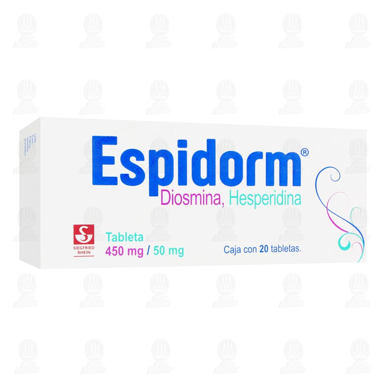 Espidorm 450mg/50mg, 20 Tabletas. image number 0