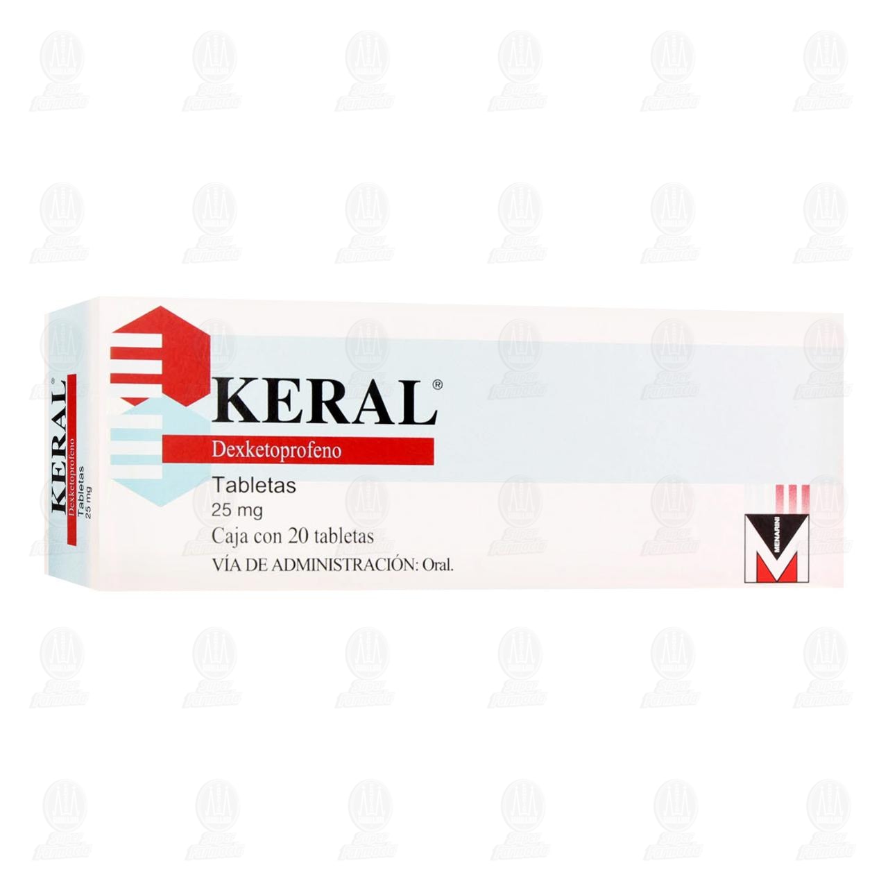 Imagen para Keral 25mg 20 Tabletas (Dexketoprofeno)
