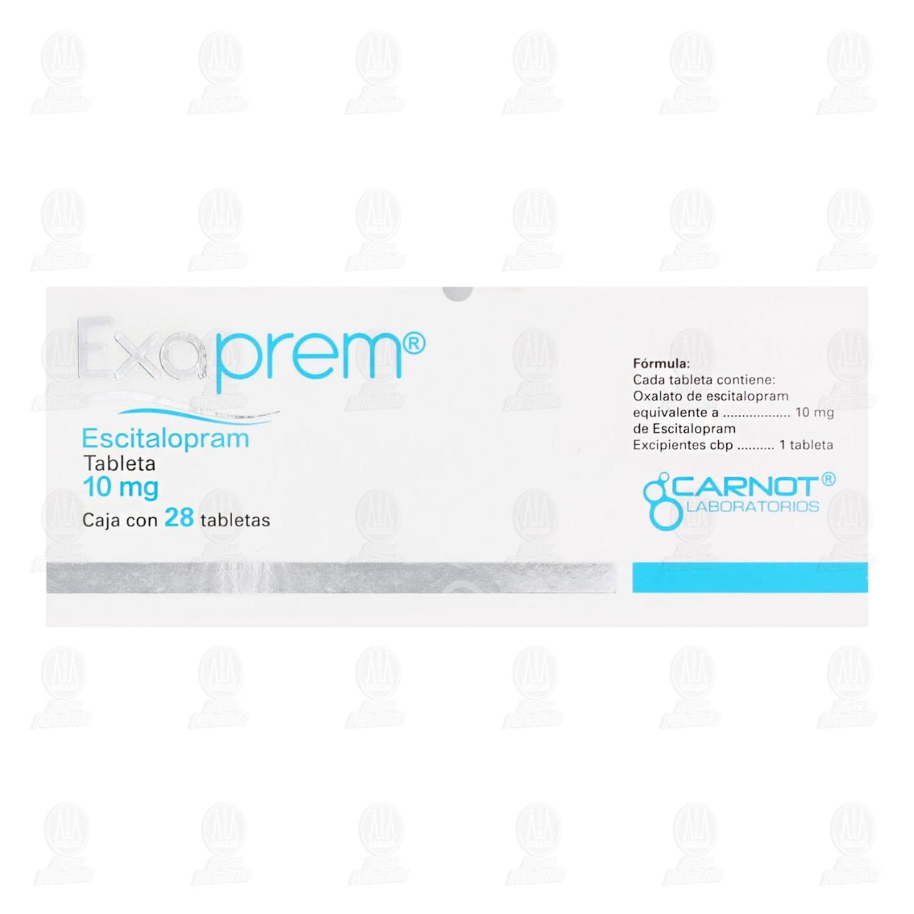 Exaprem 10 mg, 28 Tabletas. image number 2
