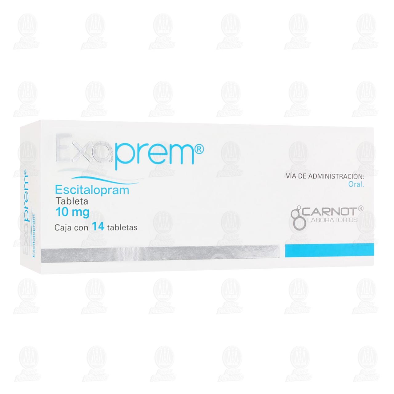 Exaprem 10 mg, 14 Tabletas. image number 0
