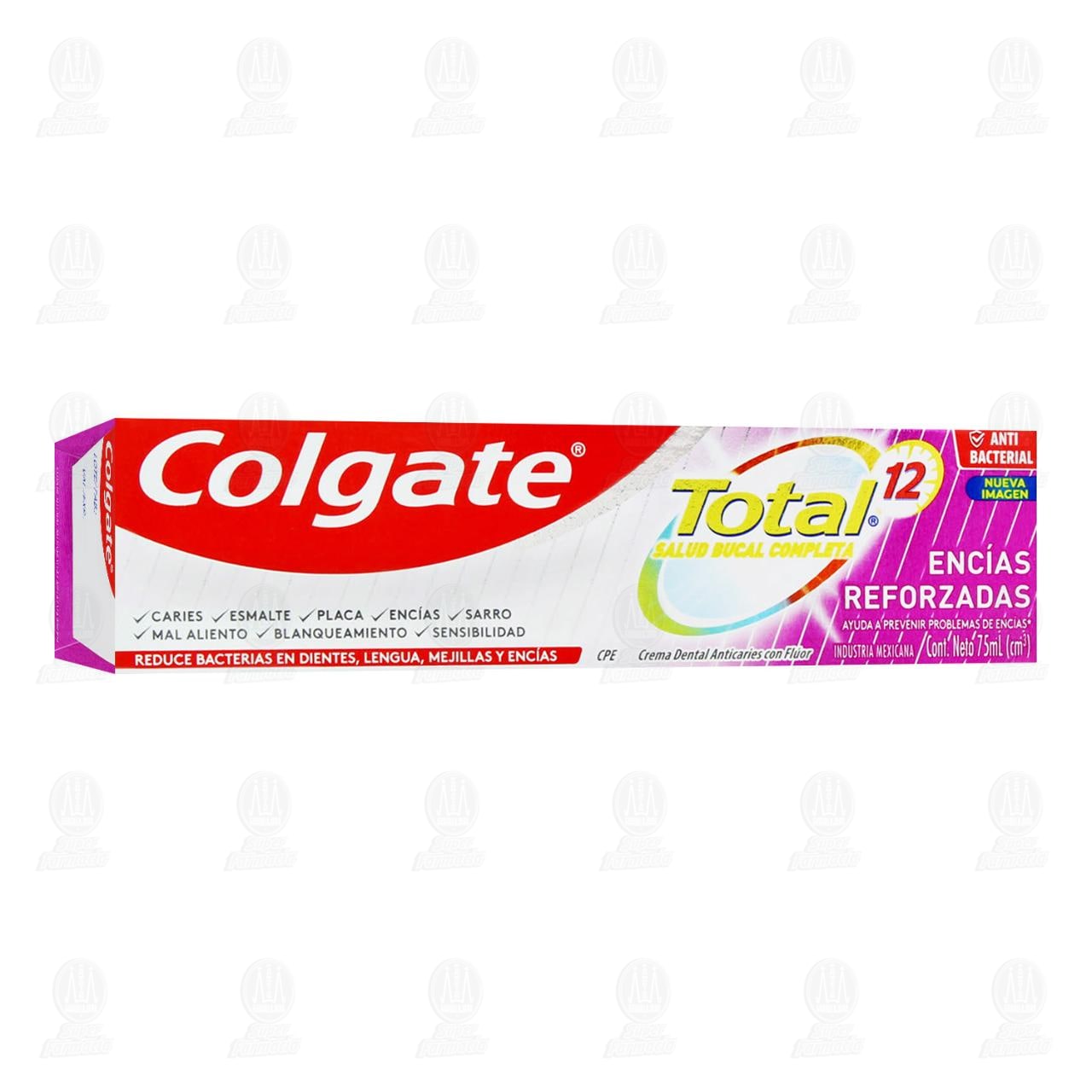 Imagen para Pasta Dental Colgate Total 12 Encías Reforzadas, 75 ml.