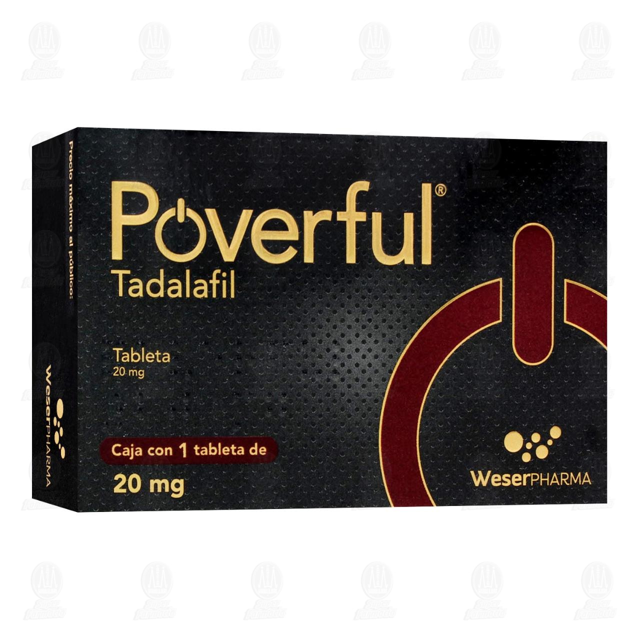 Imagen para Poverful 20 mg, 1 Tableta.