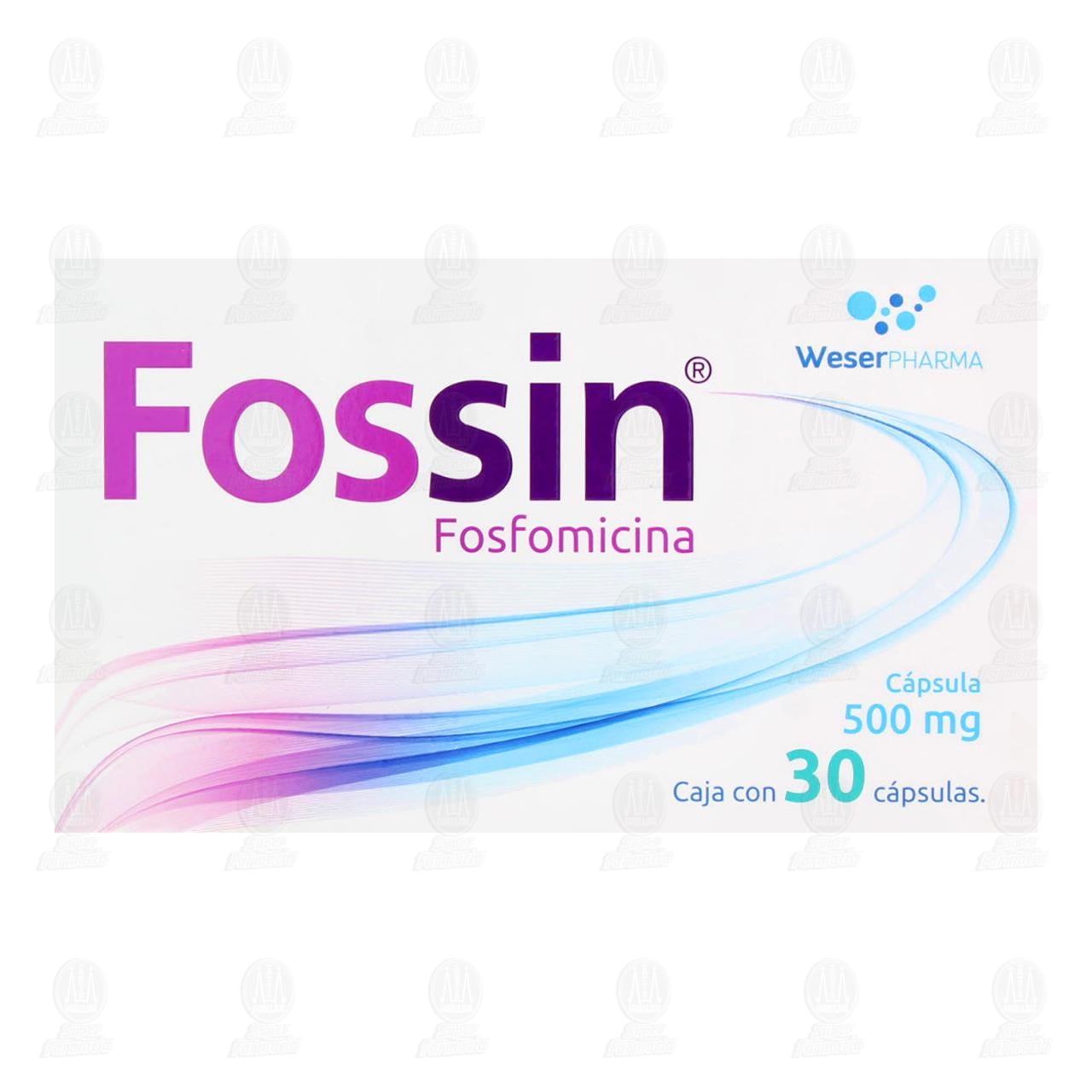 Fossin 500 mg, 30 C&aacute;psulas. image number 1