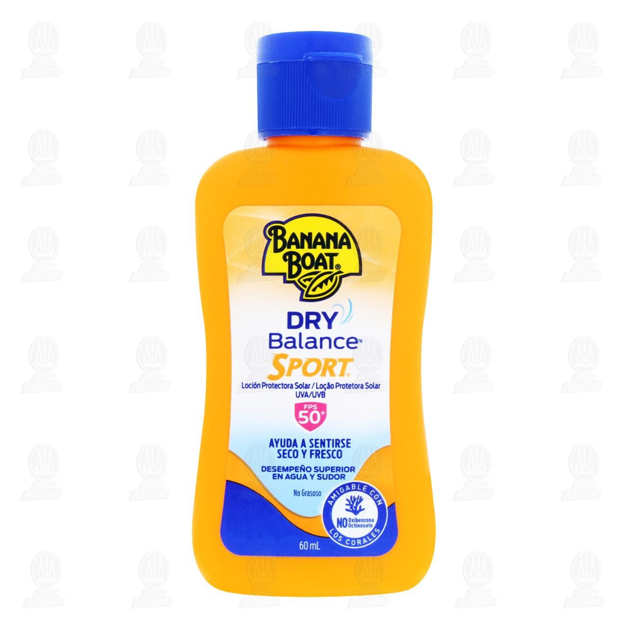 Protector Solar Banana Boat Loci&oacute;n Dry Balance Sport FPS50+, 60 ml. image number 1