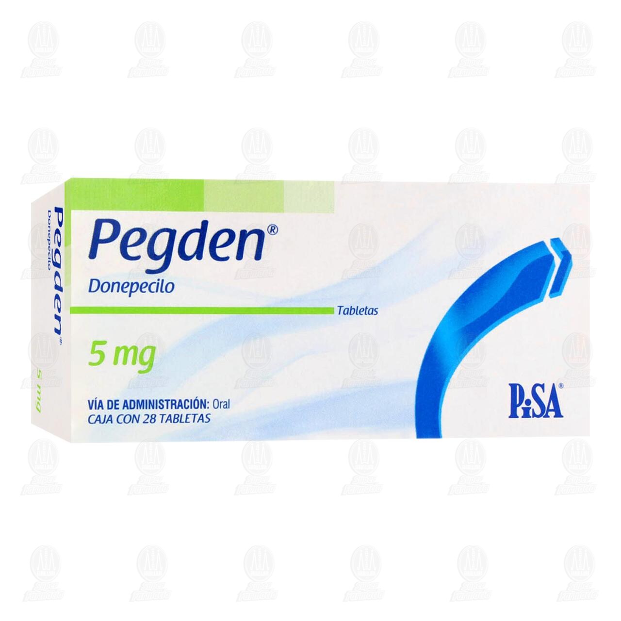 Pegden 5 mg, 28 Tabletas. image number 0