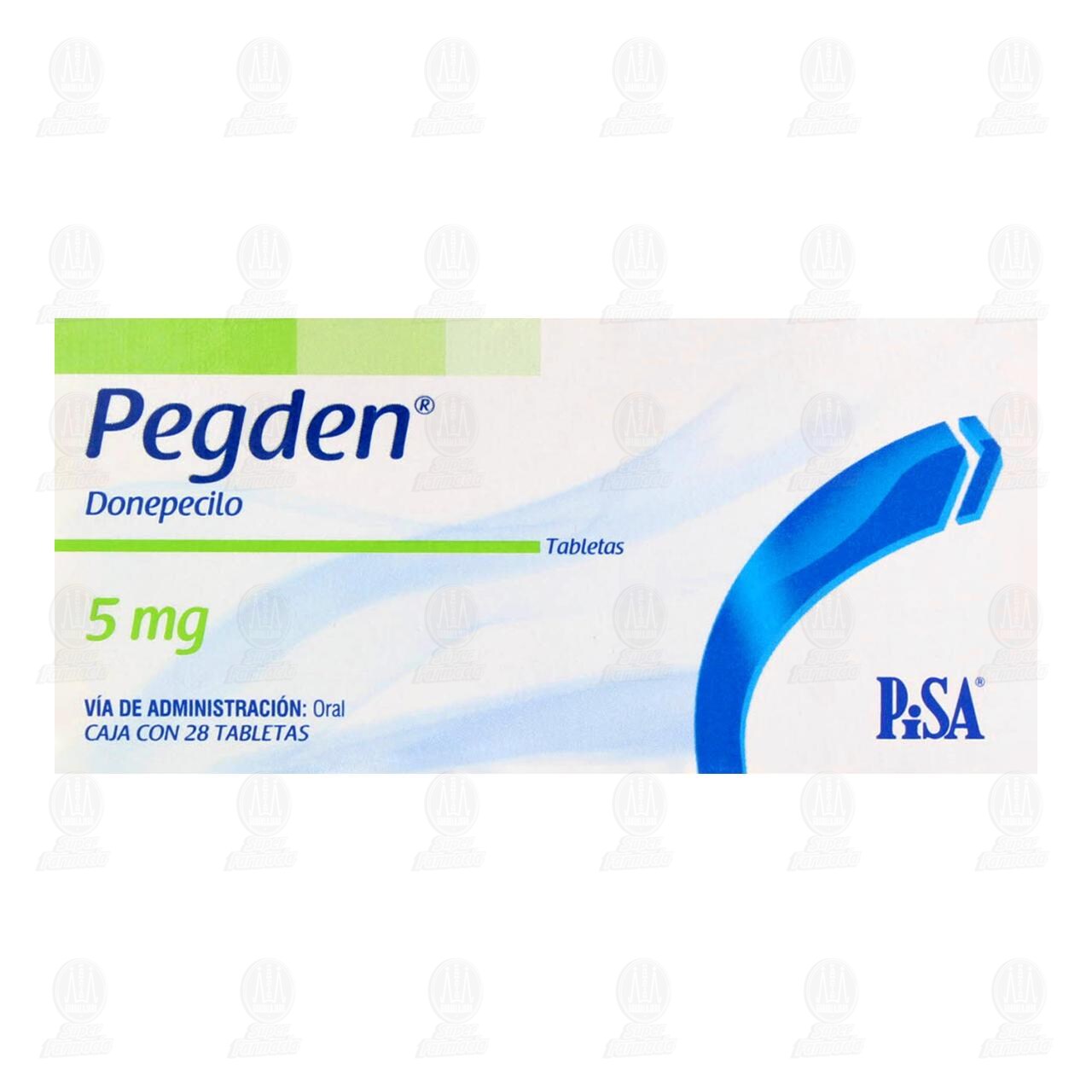 Pegden 5 mg, 28 Tabletas. image number 1