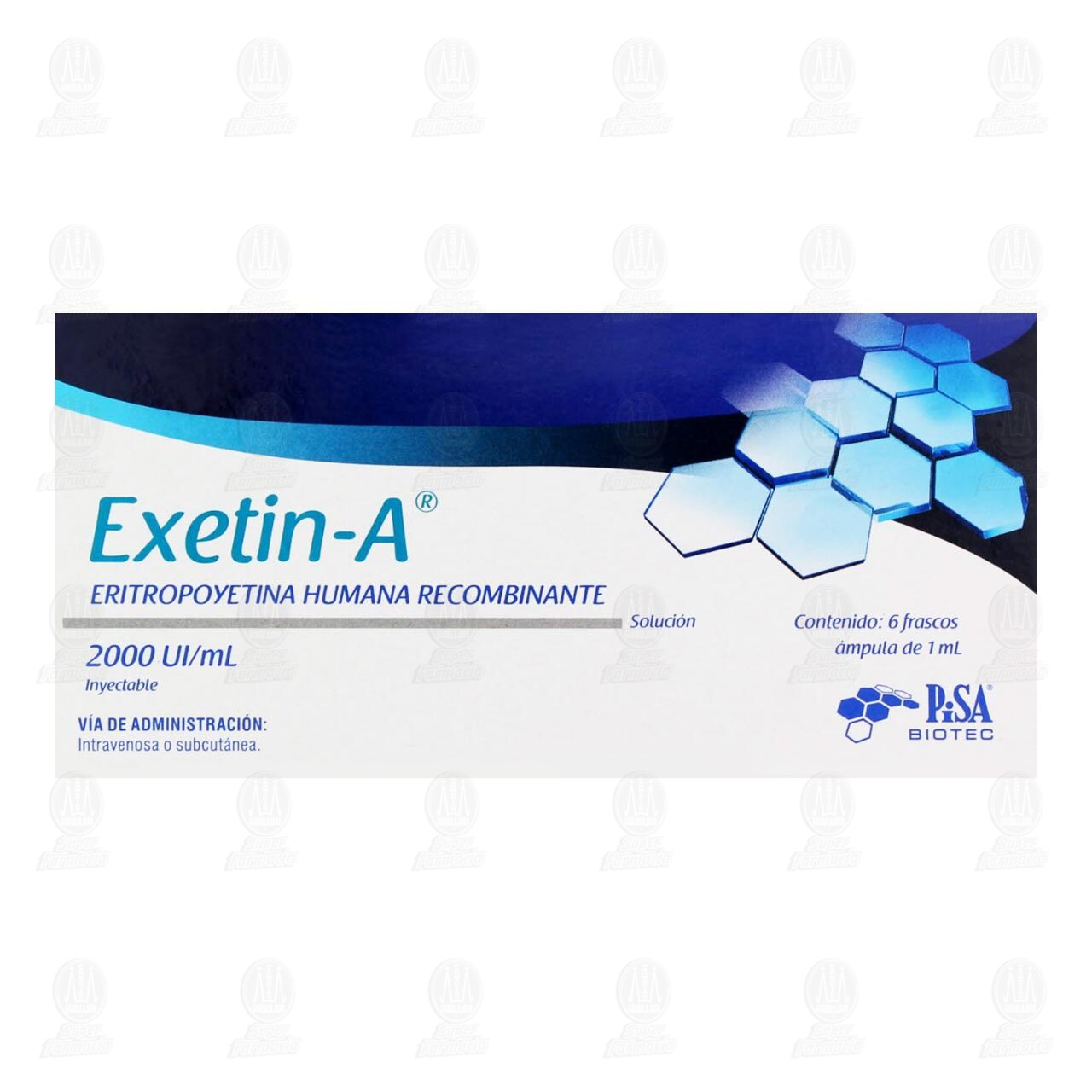 Exetin-A 2000UI/ml, 6 frascos de 1 ml c/u. image number 1