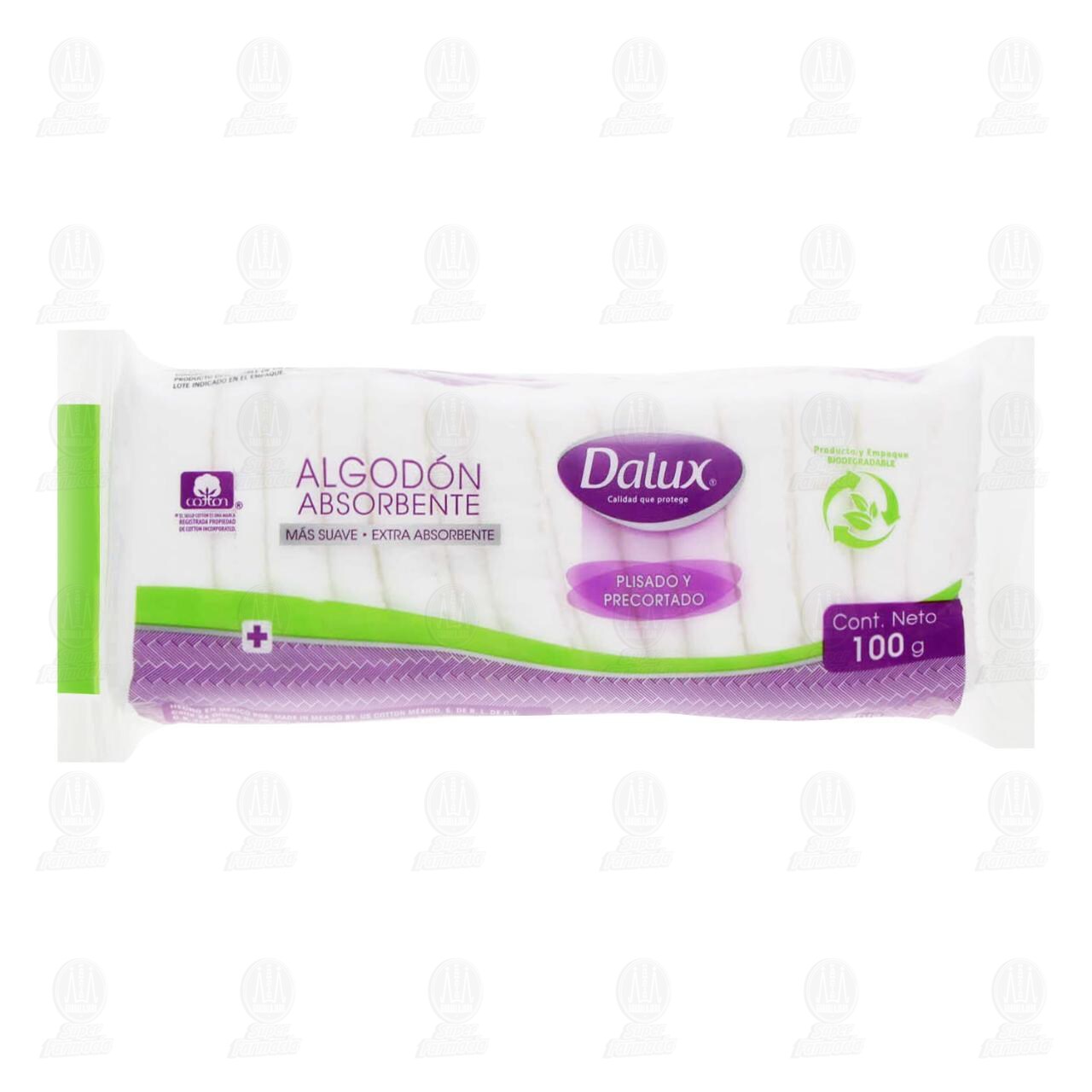 Algodón Dalux Plisado y Precortado, 100 gr. image number 0