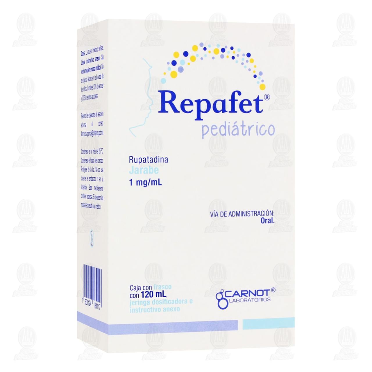 Imagen para Repafet 1mg/ml Jarabe Pediátrico, 120 ml.
