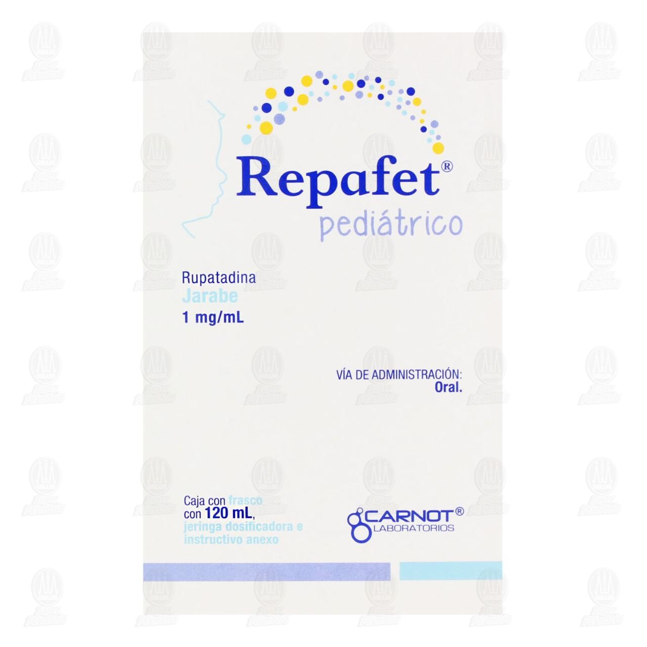Repafet 1mg/ml Jarabe Pediátrico, 120 ml. image number 1