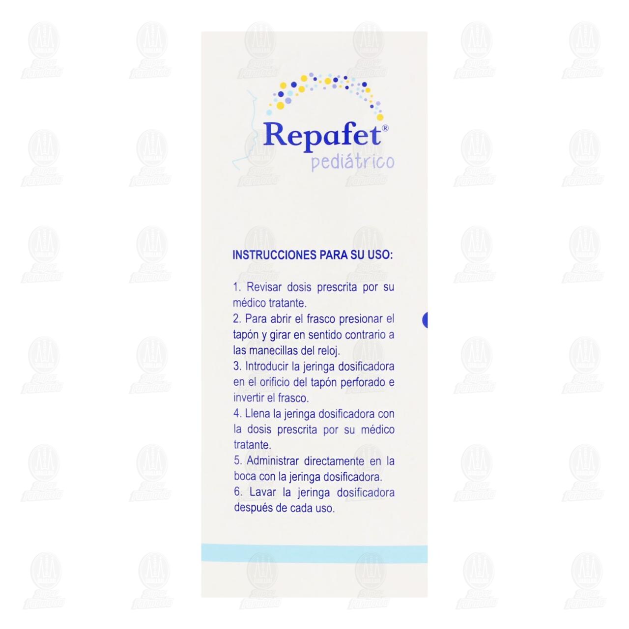 Repafet 1mg/ml Jarabe Pediátrico, 120 ml. image number 2