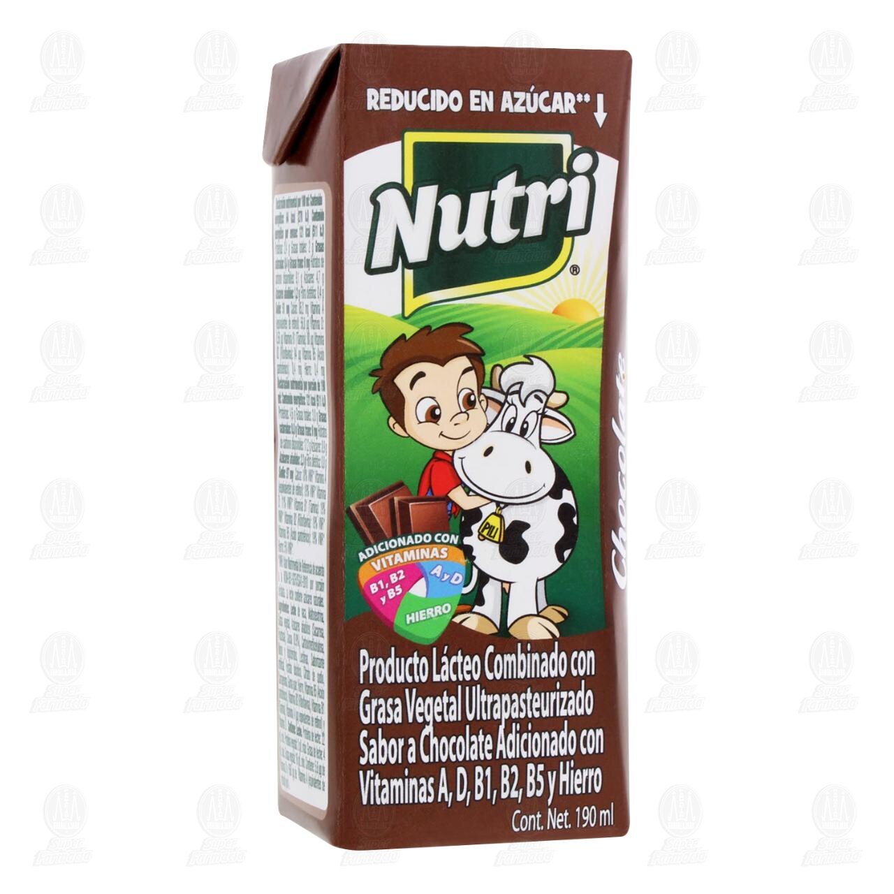 Producto L&aacute;cteo Nutri Chocolate, 190 ml. image number 0