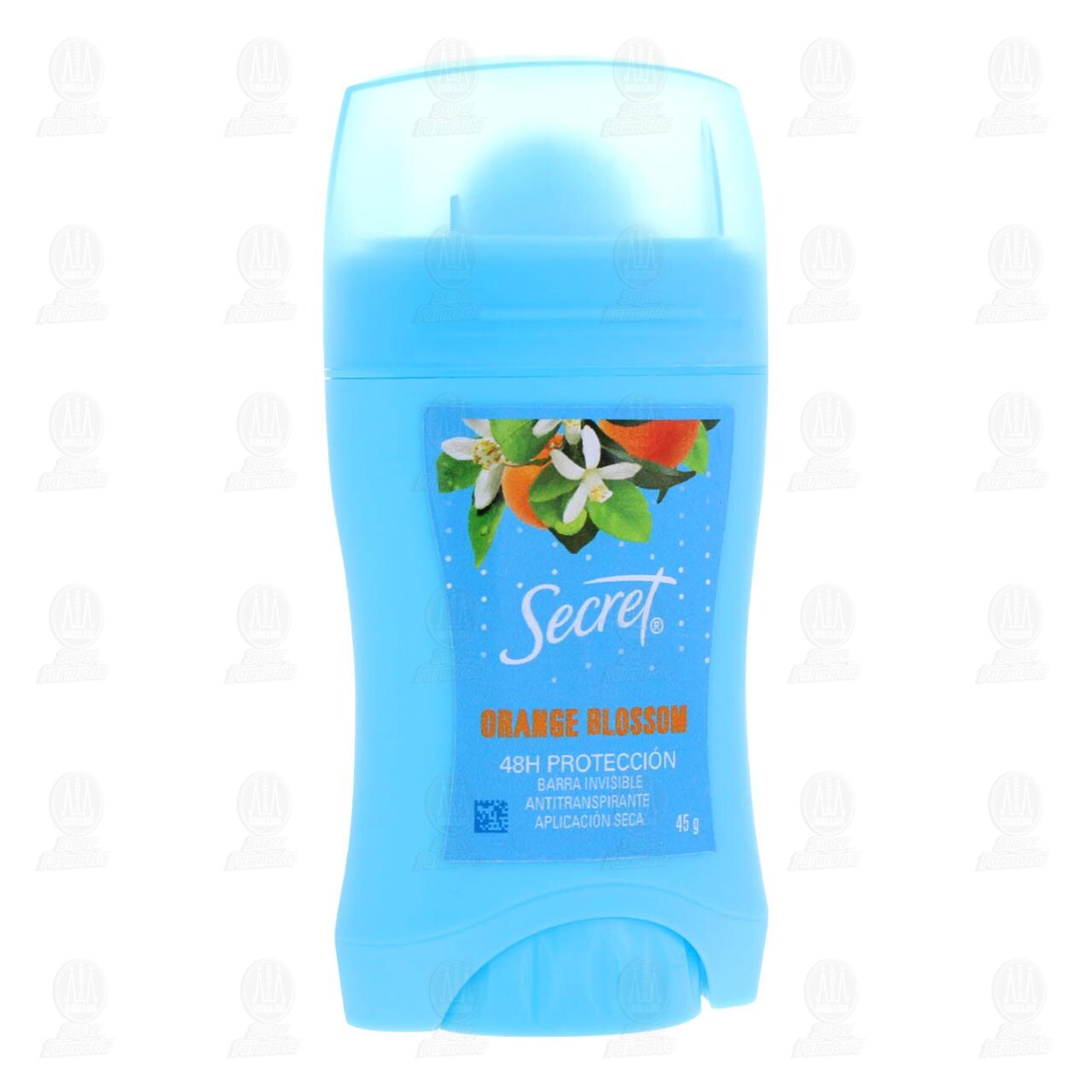 Antitranspirante Secret Orange Blossom en Barra, 45 gr.