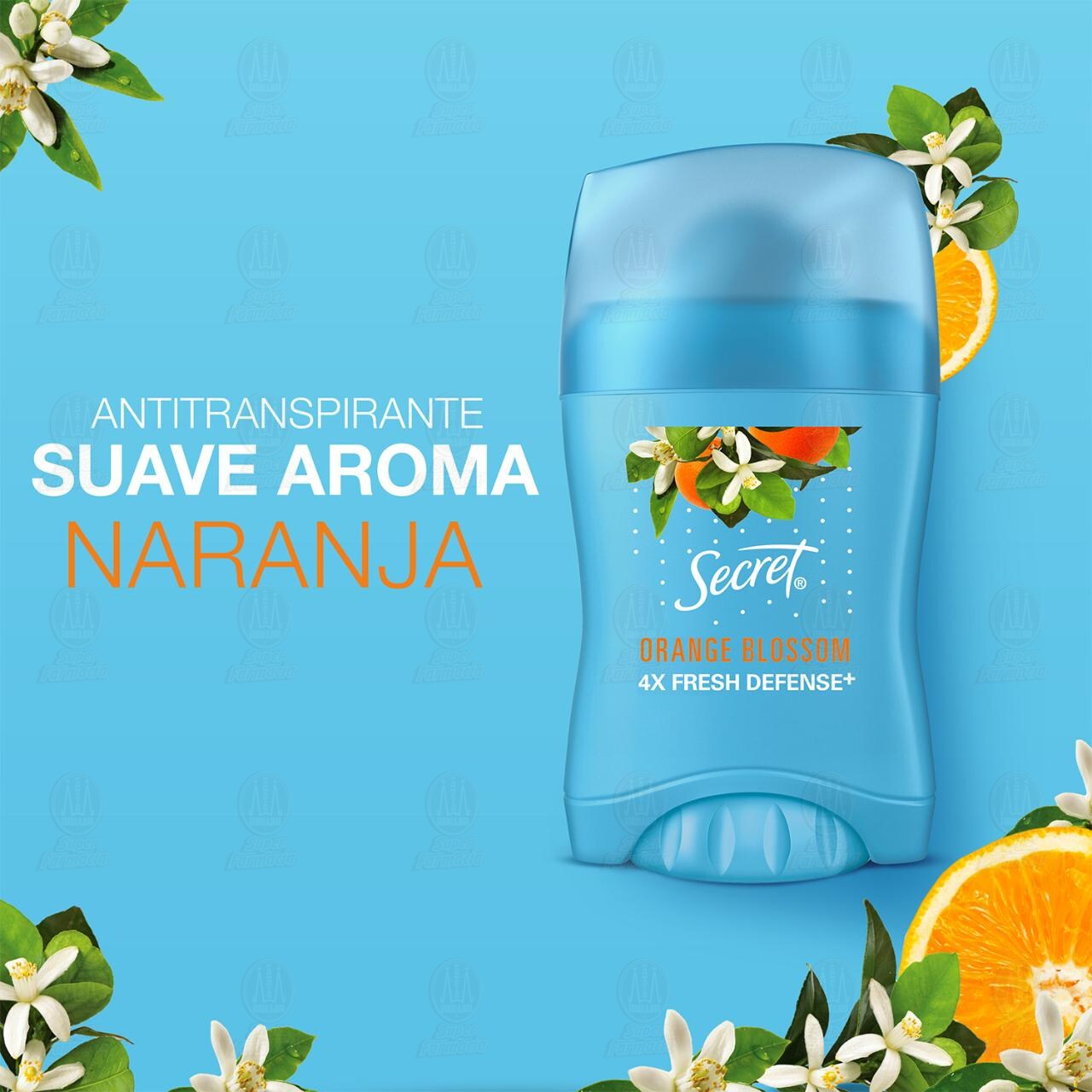 Antitranspirante Secret Orange Blossom en Barra, 45 gr. image number 2