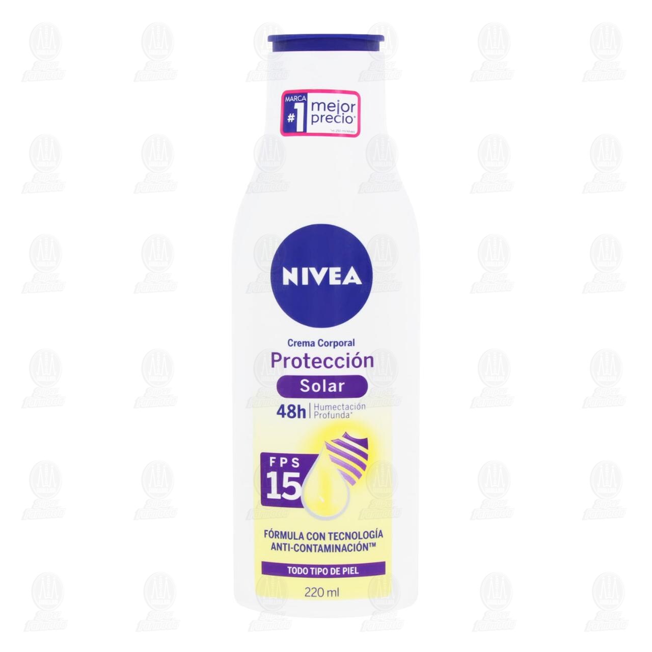 Nivea Crema Corporal Protecci&oacute;n Solar FPS 15, 220 ml. image number 1