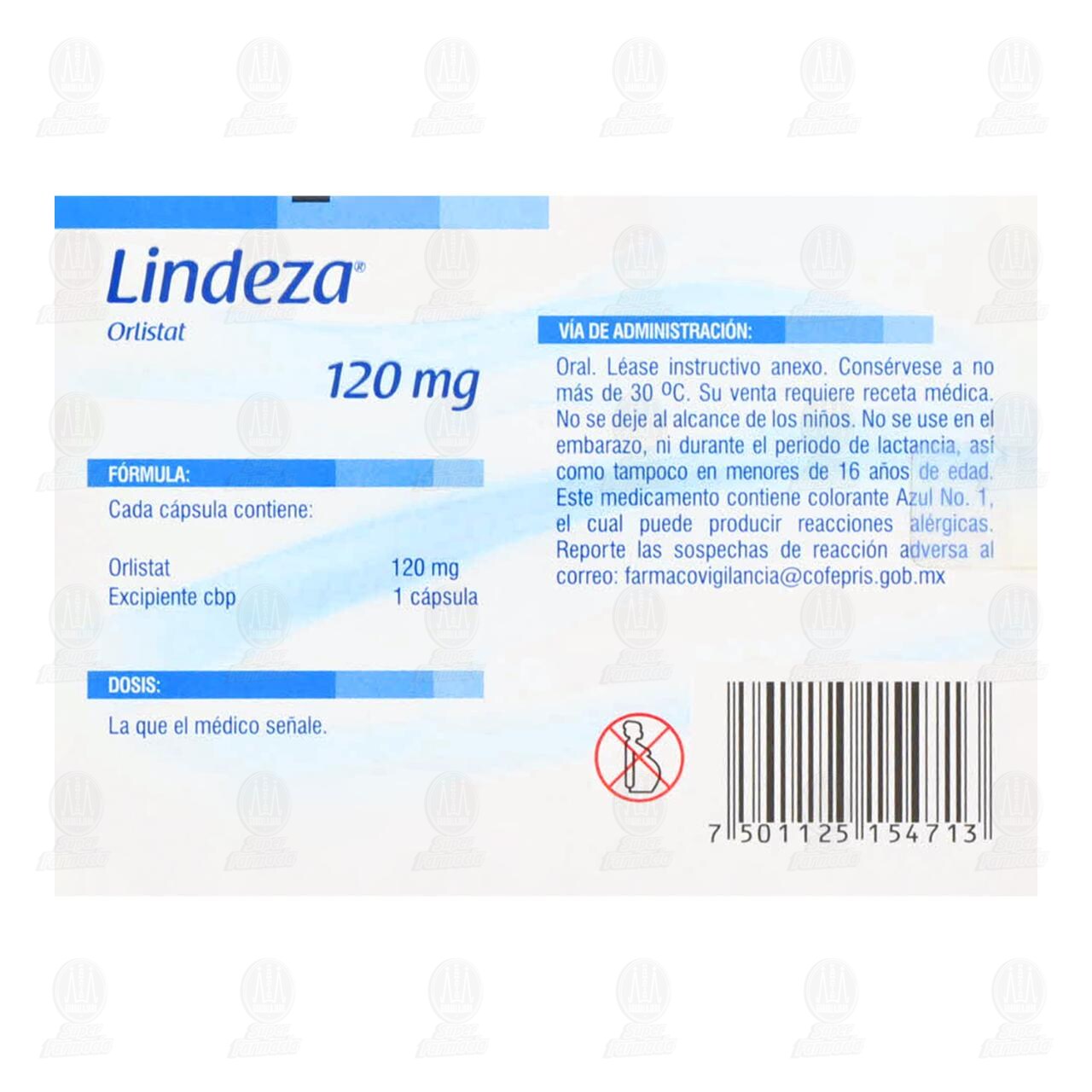 Lindeza 120 mg, 42 C&aacute;psulas. image number 1
