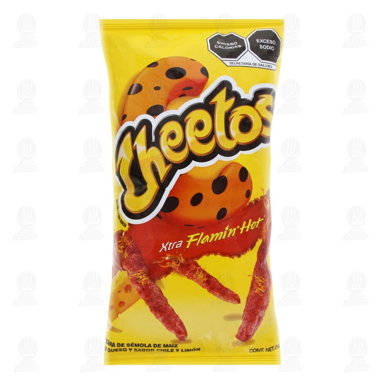 Botana Cheetos Xtra Flamin' Hot Sabor Chile y Limón, 240 gr. image number 0