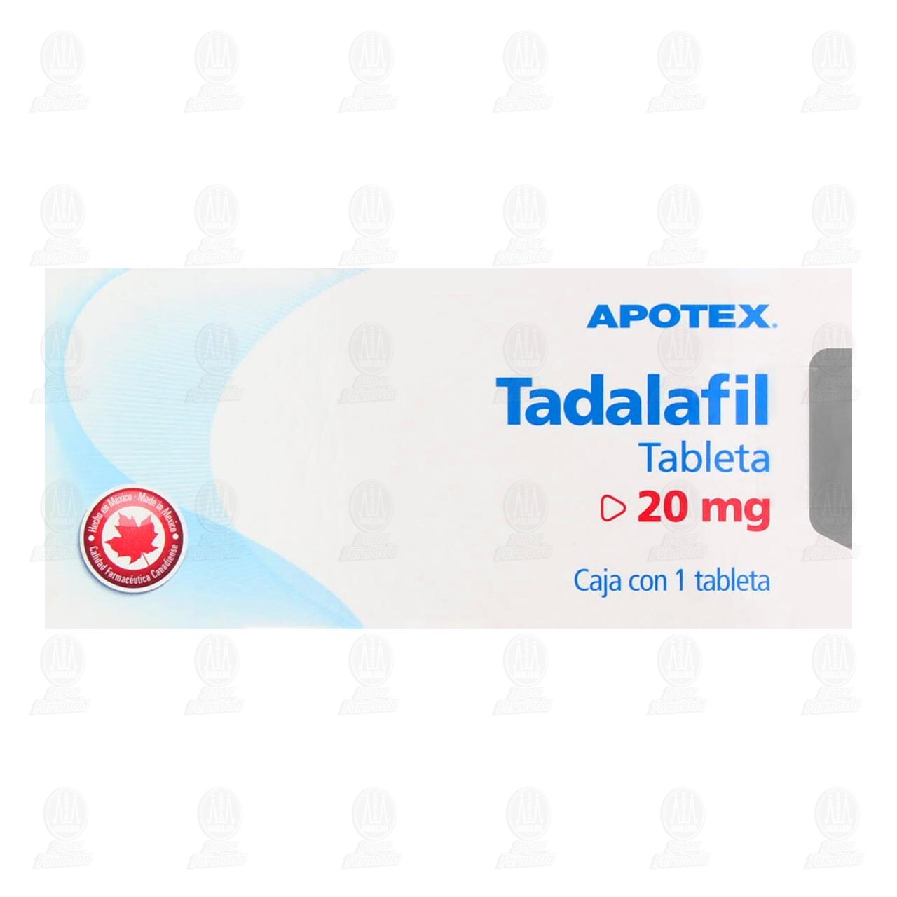 Tadalafil 20 mg, 1 Tableta. image number 1