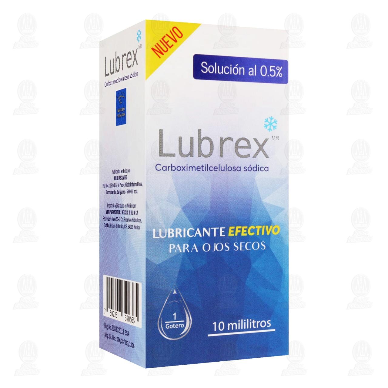 Lubrex Soluci&oacute;n 0.5%, 10 ml. image number 0