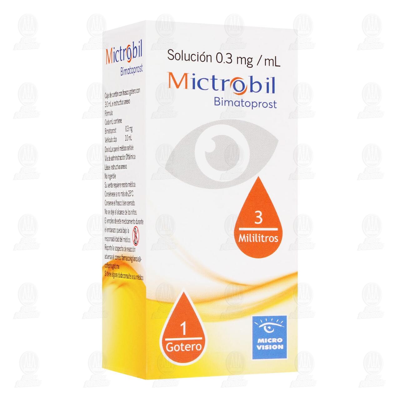 Mictrobil 0.3mg/ml Soluci&oacute;n, 3 ml. image number 0