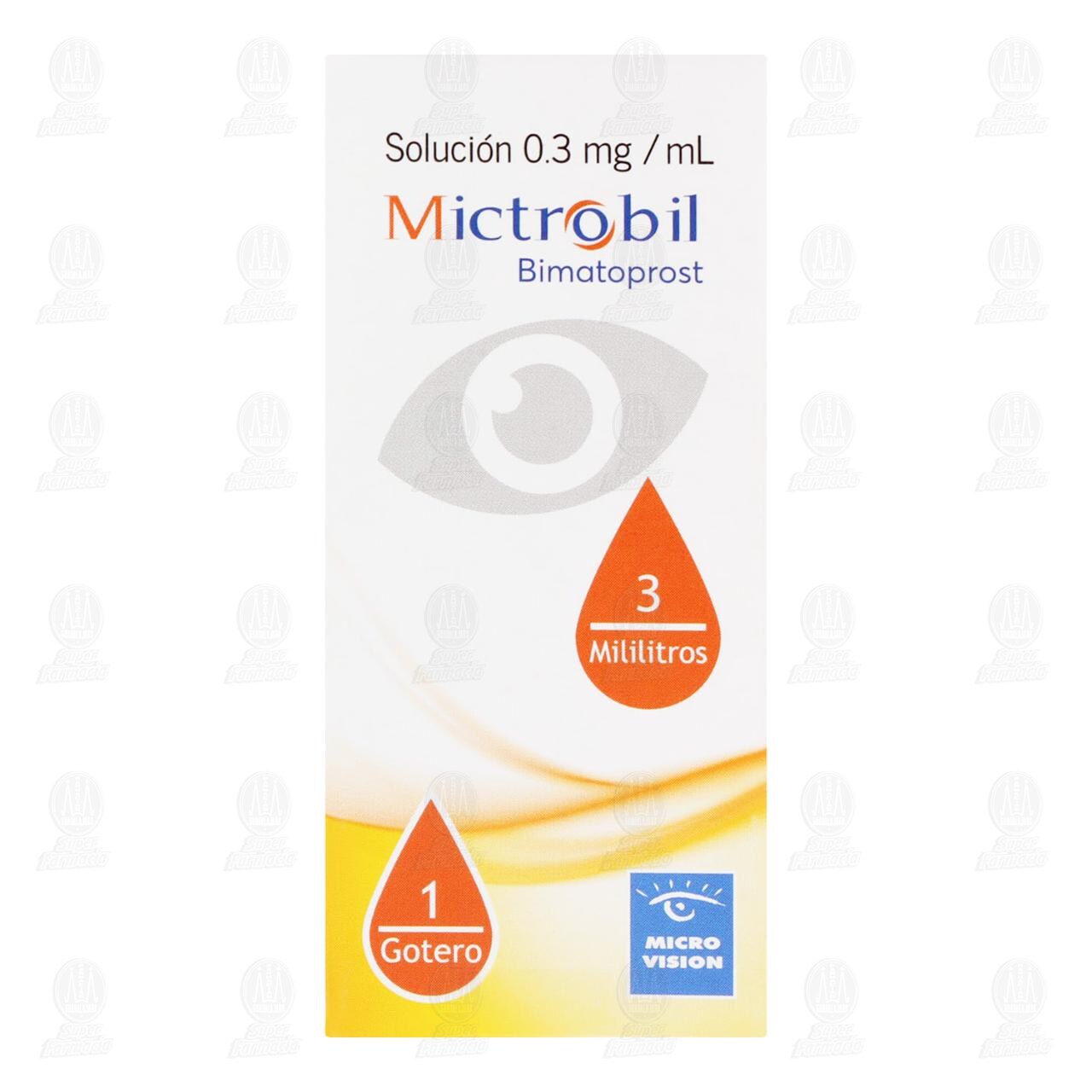 Mictrobil 0.3mg/ml Soluci&oacute;n, 3 ml. image number 1