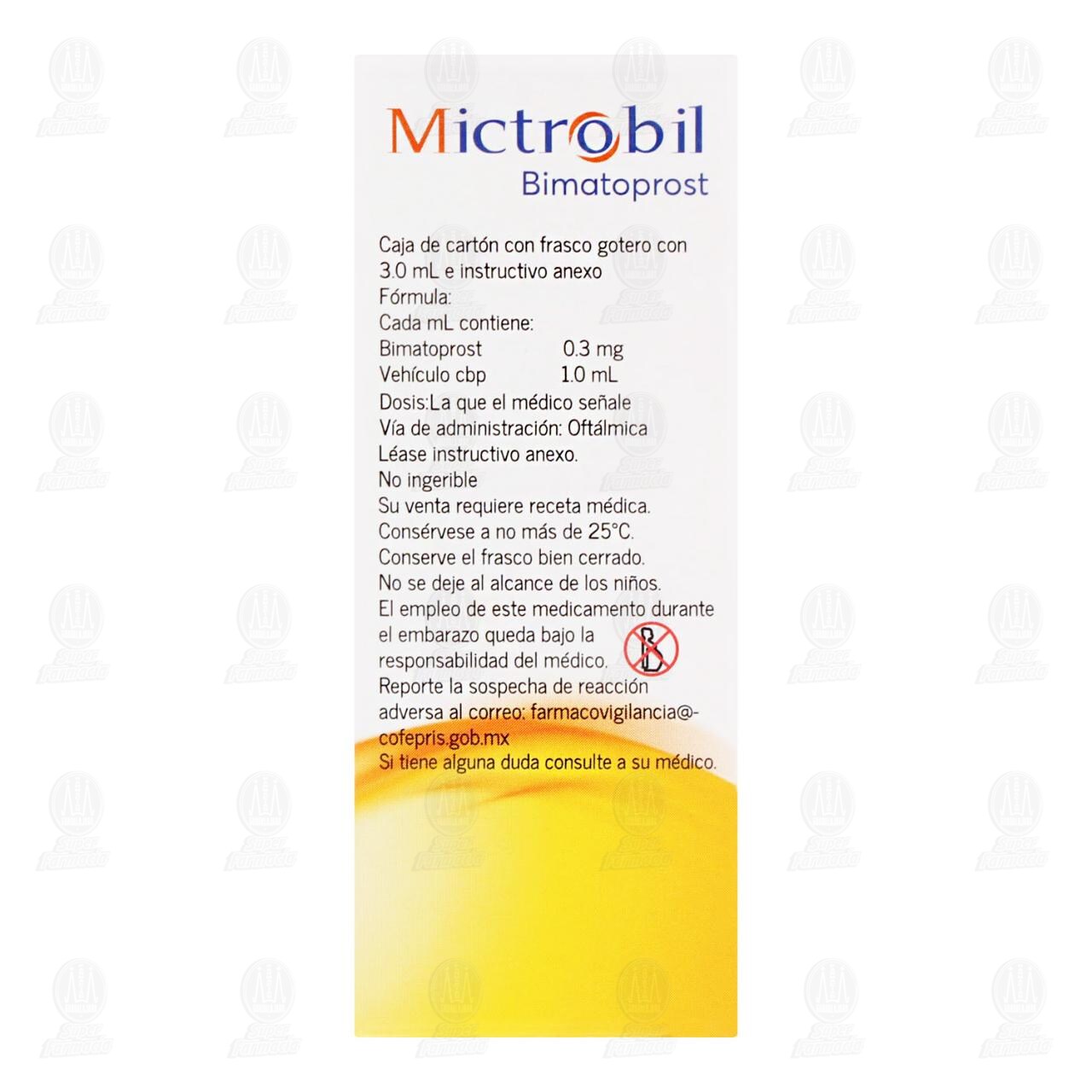 Mictrobil 0.3mg/ml Soluci&oacute;n, 3 ml. image number 2