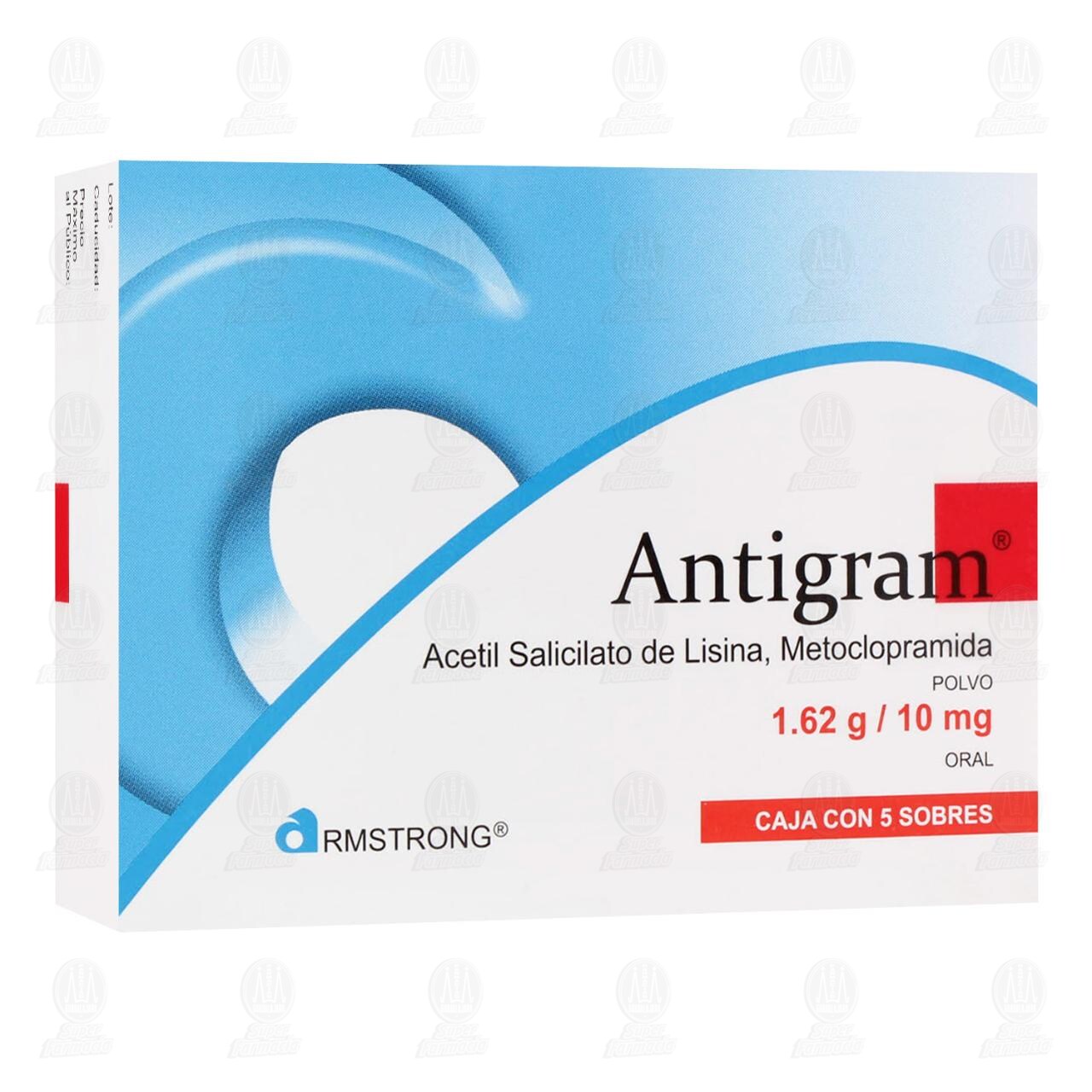 Antigram 1.62/10 mg, 5 Sobres. image number 0