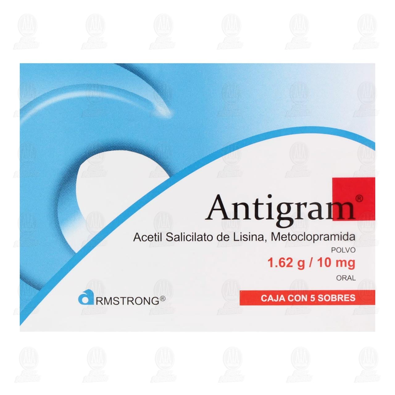 Antigram 1.62/10 mg, 5 Sobres. image number 1