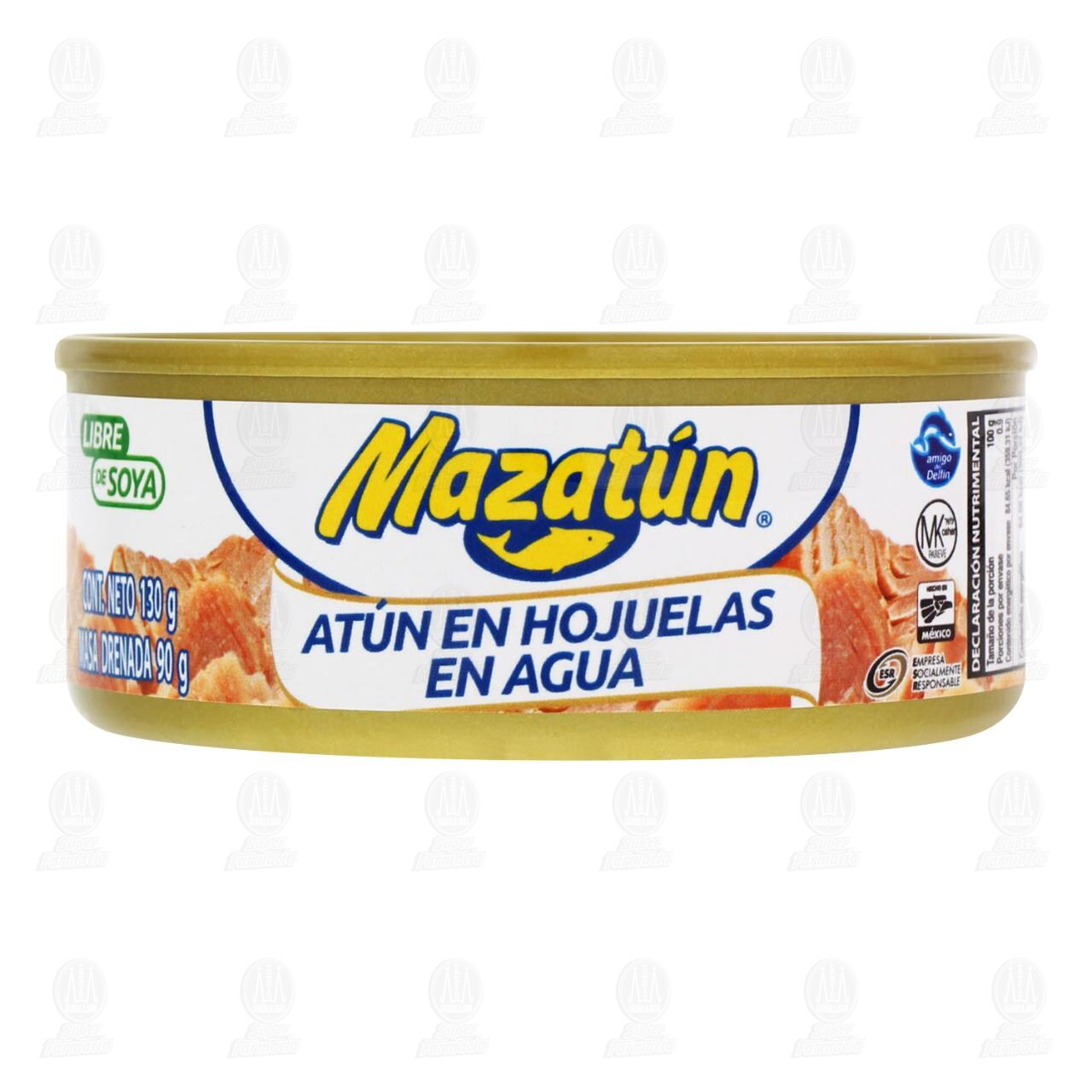 At&uacute;n Mazat&uacute;n en Hojuelas en Agua, 130 gr. image number 1