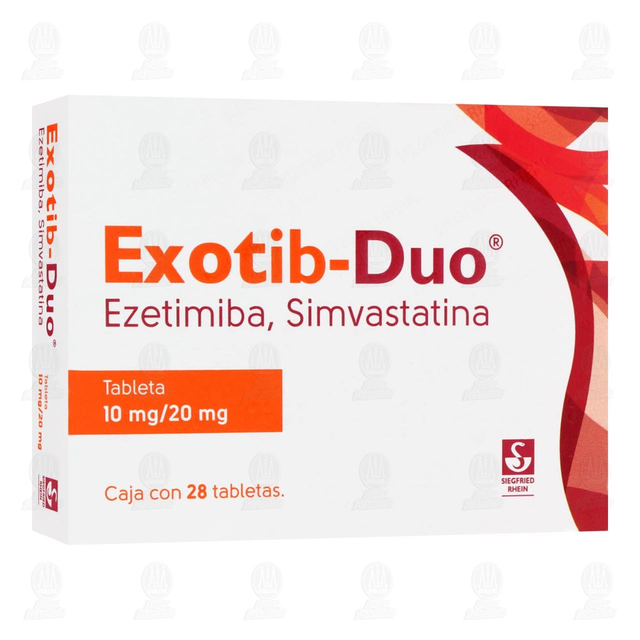 Exotib-Duo 10mg/20 mg, 28 Tabletas. image number 0