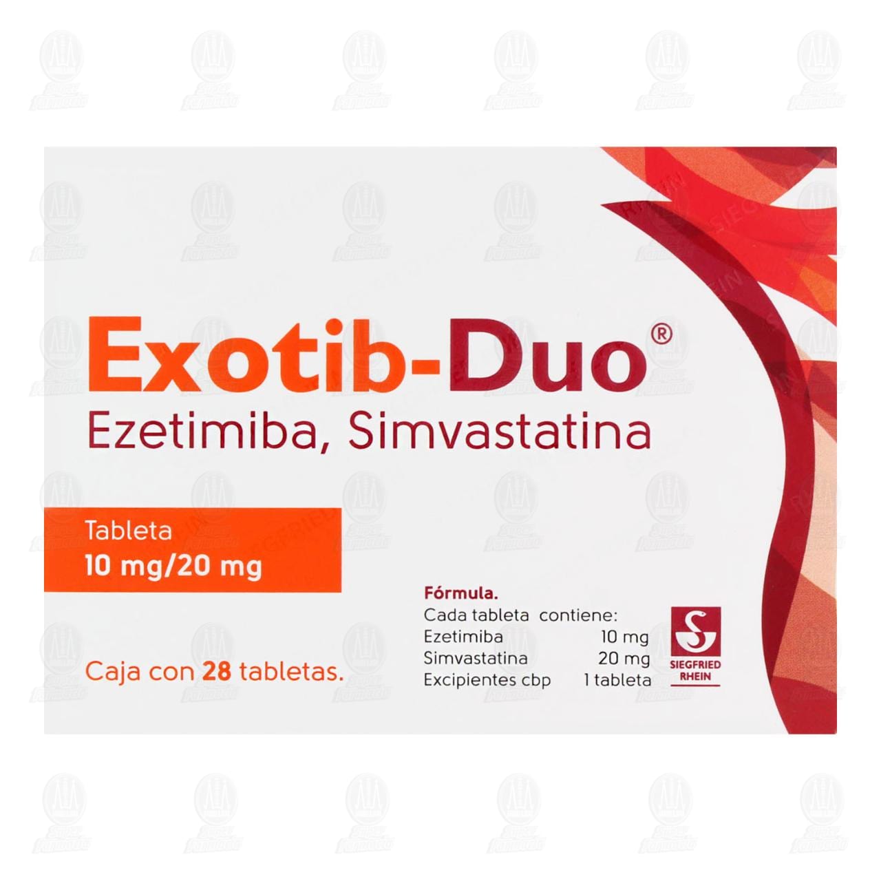 Exotib-Duo 10mg/20 mg, 28 Tabletas. image number 2