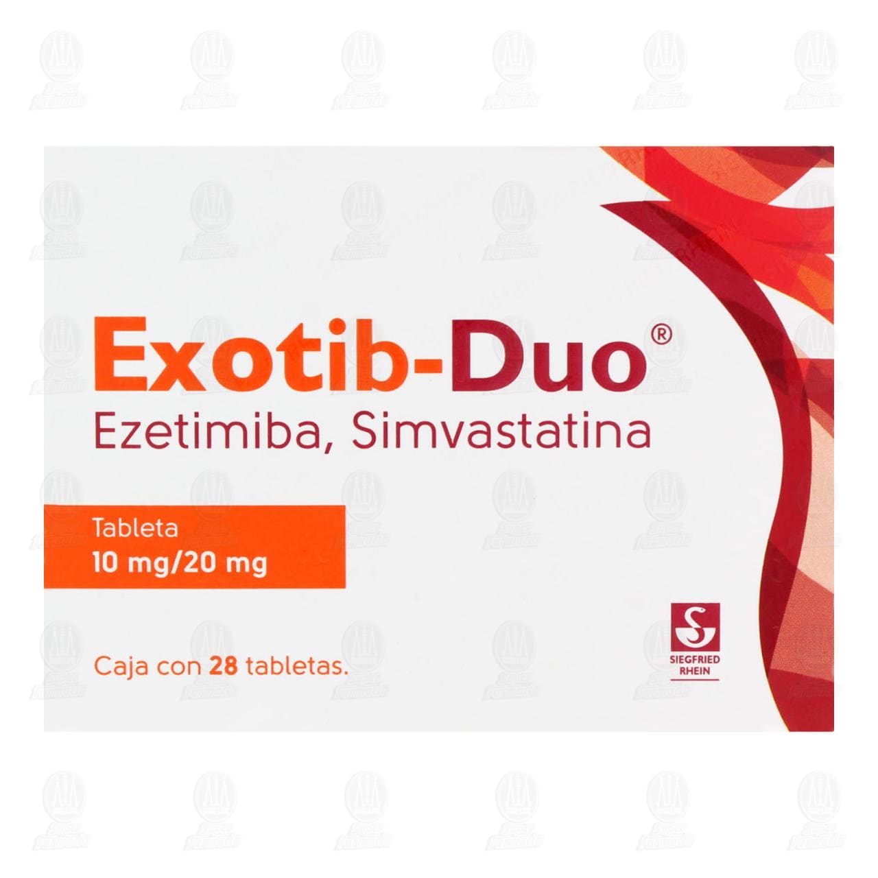 Exotib-Duo 10mg/20 mg, 28 Tabletas. image number 1