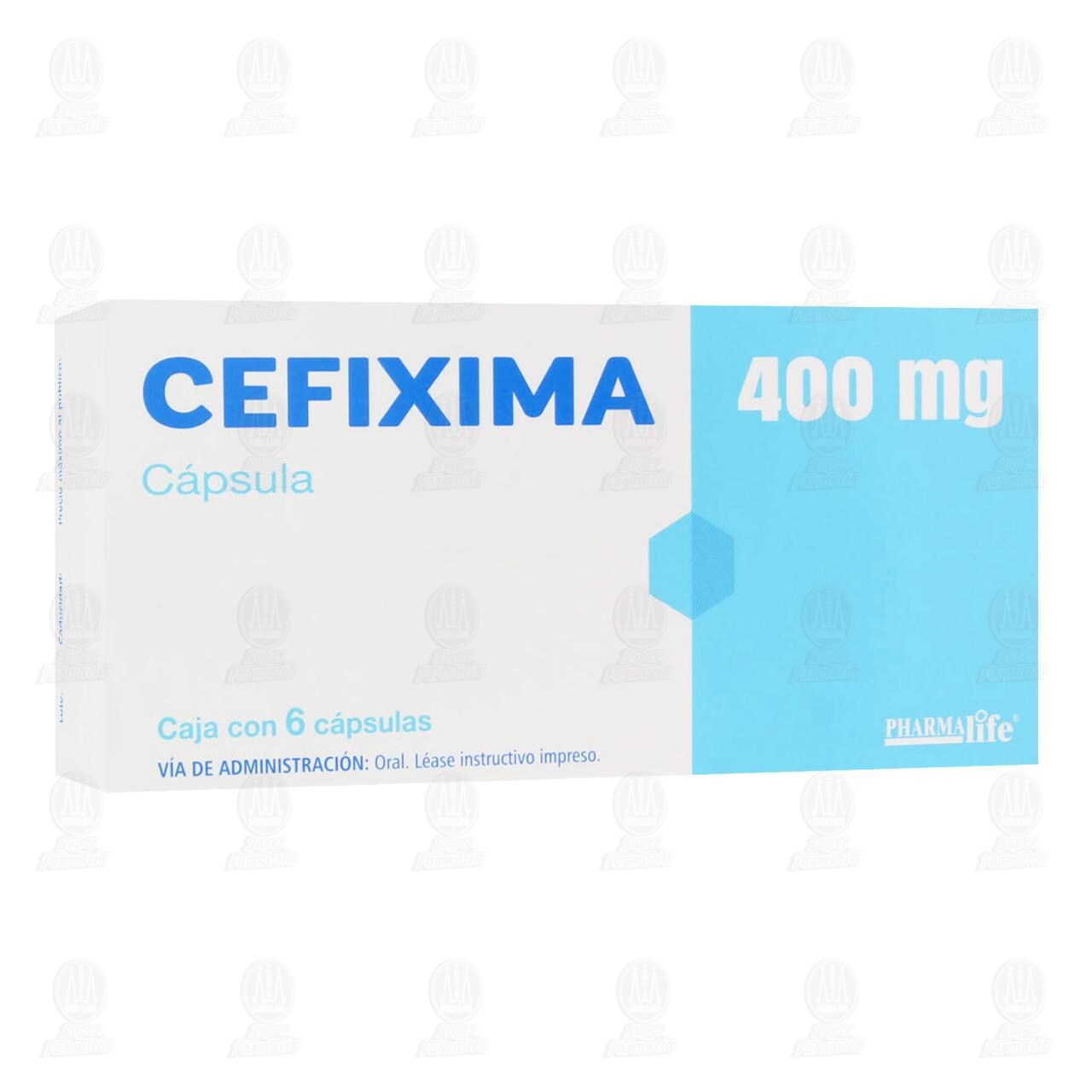 Cefixima 400 mg, 6 C&aacute;psulas Pharmalife. image number 0