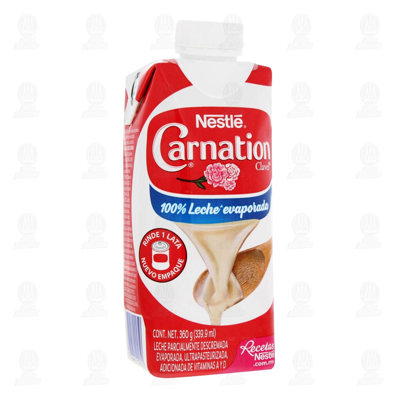 Leche Evaporada Nestlé Carnation Clavel Original, 360 gr. image number 0