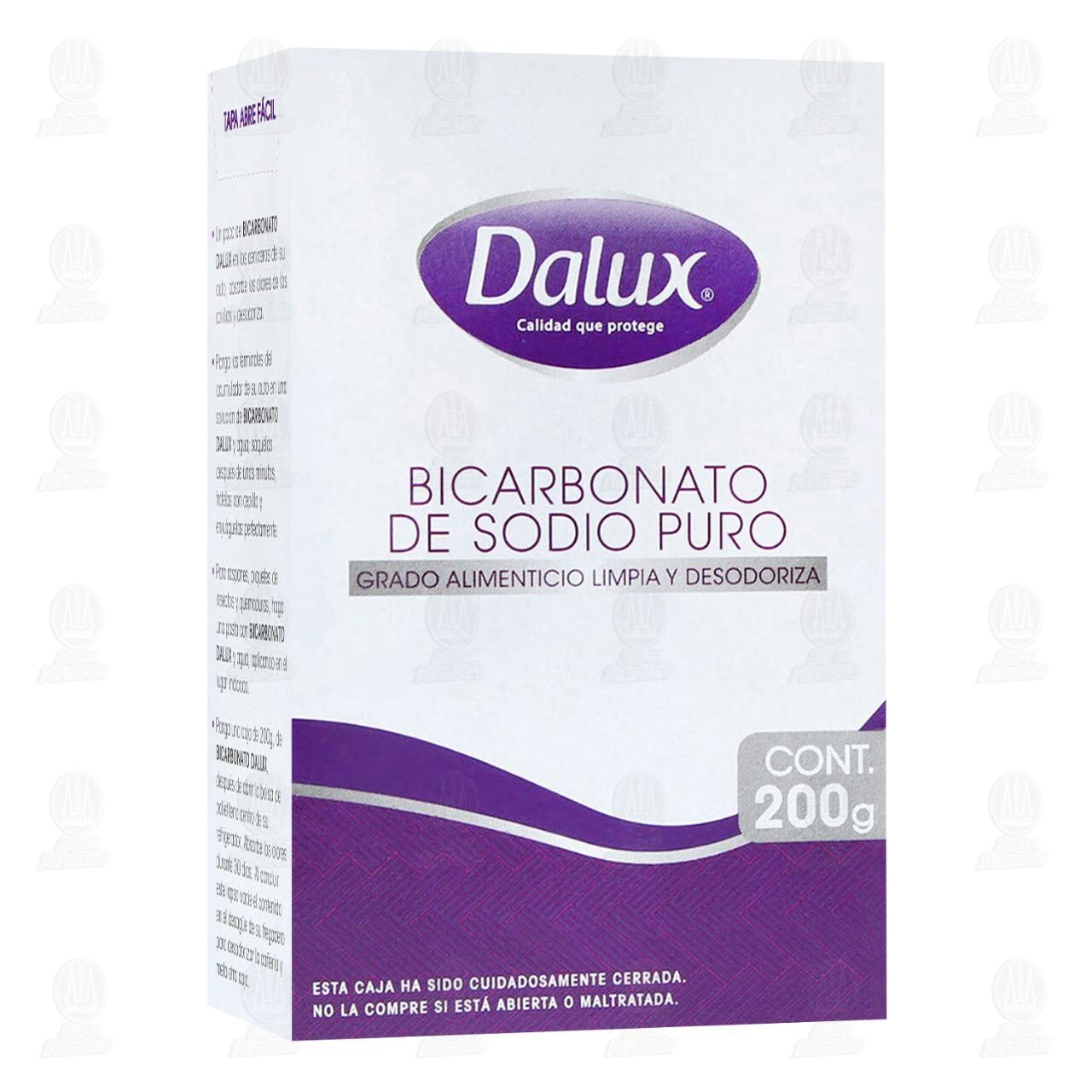 Bicarbonato Dalux de Sodio, 200 gr.
